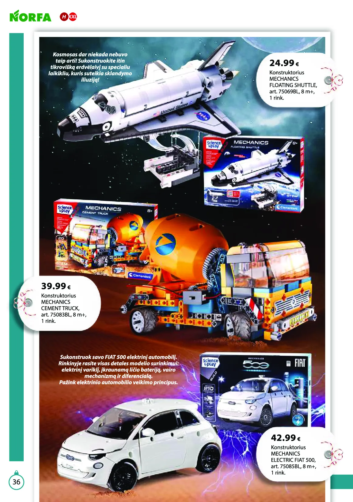 Norfa IŠSIRINK SAVO KALĖDAS – 36 psl.