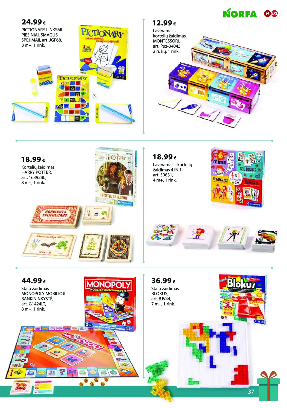 Norfa IŠSIRINK SAVO KALĖDAS – 37 psl.