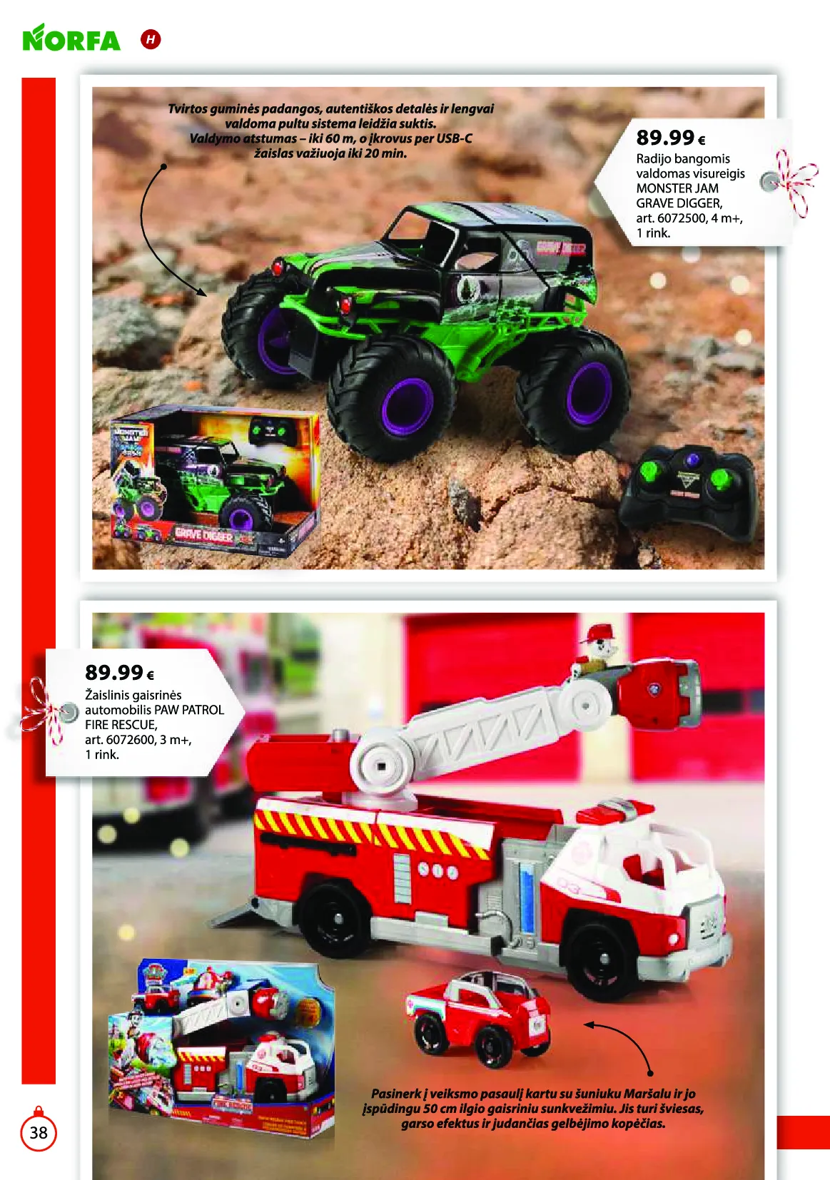 Norfa IŠSIRINK SAVO KALĖDAS – 38 psl.