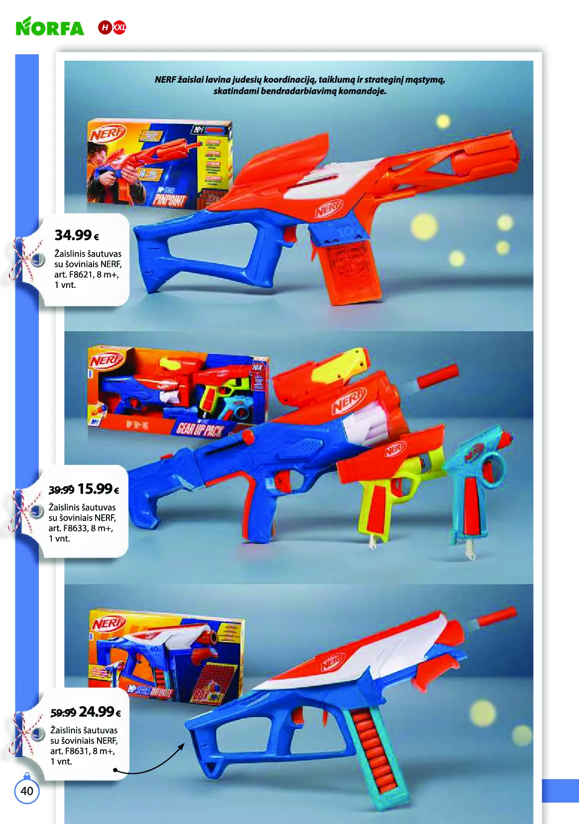 Norfa IŠSIRINK SAVO KALĖDAS – 40 psl.