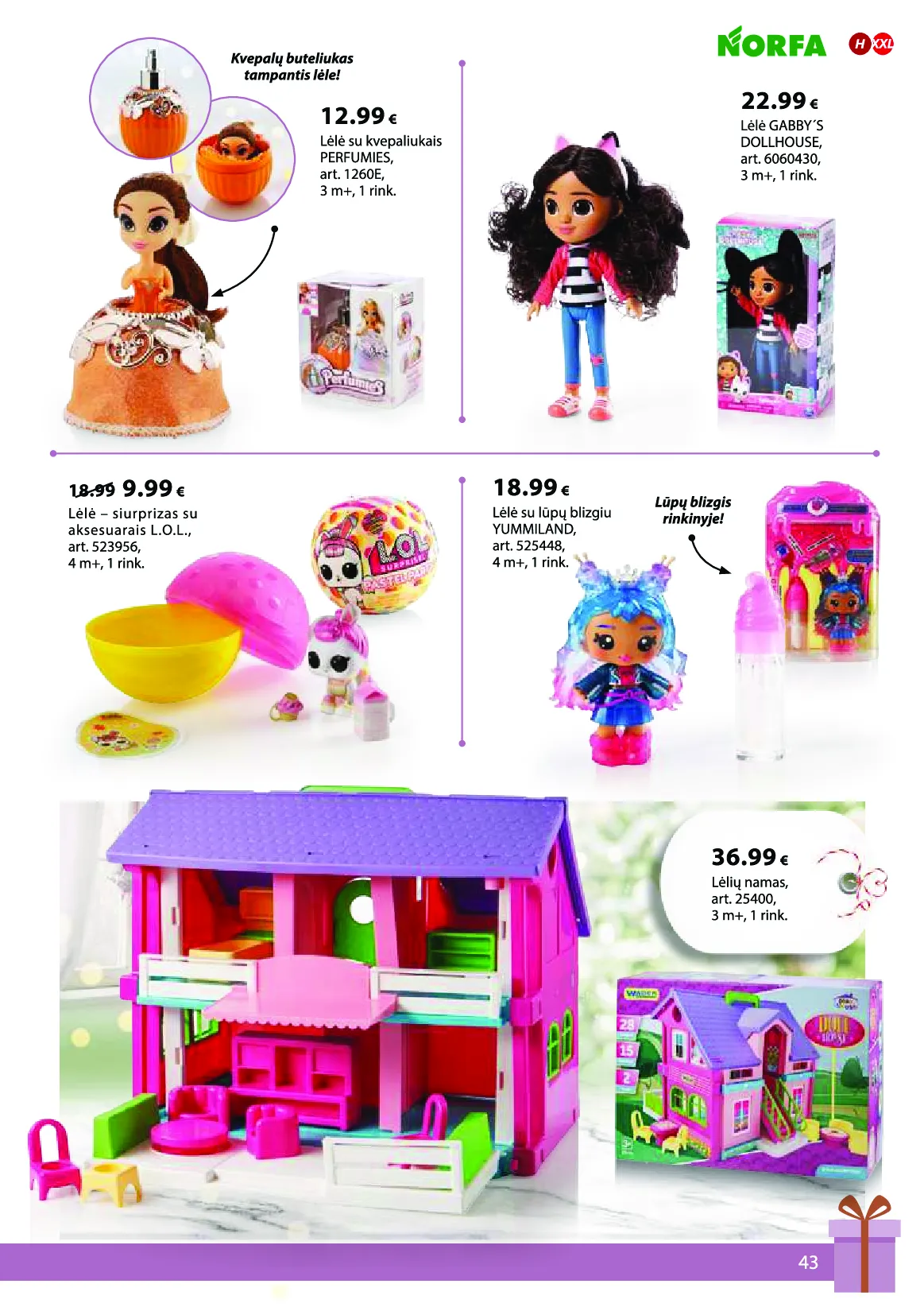 Norfa IŠSIRINK SAVO KALĖDAS – 43 psl.