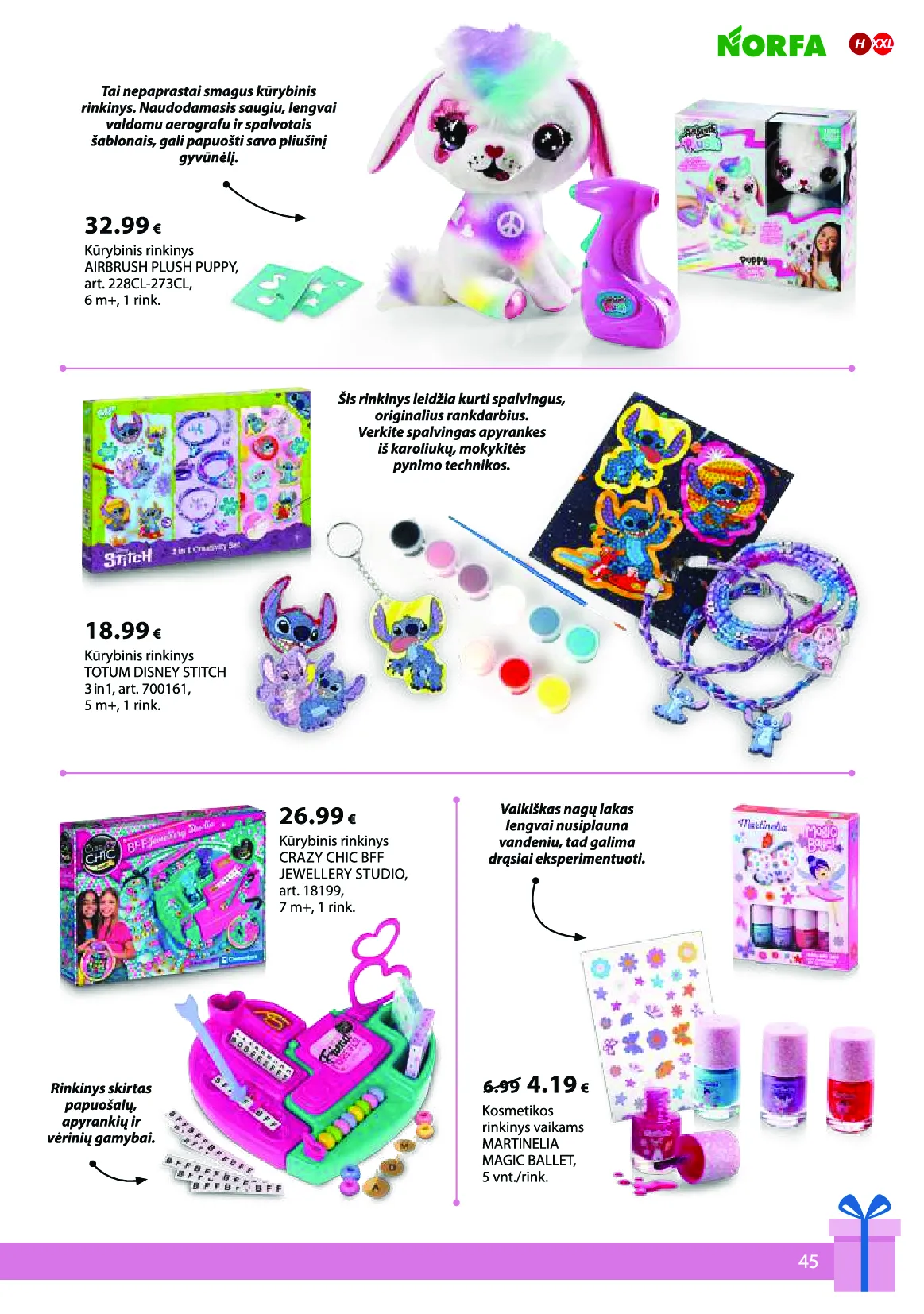 Norfa IŠSIRINK SAVO KALĖDAS – 45 psl.