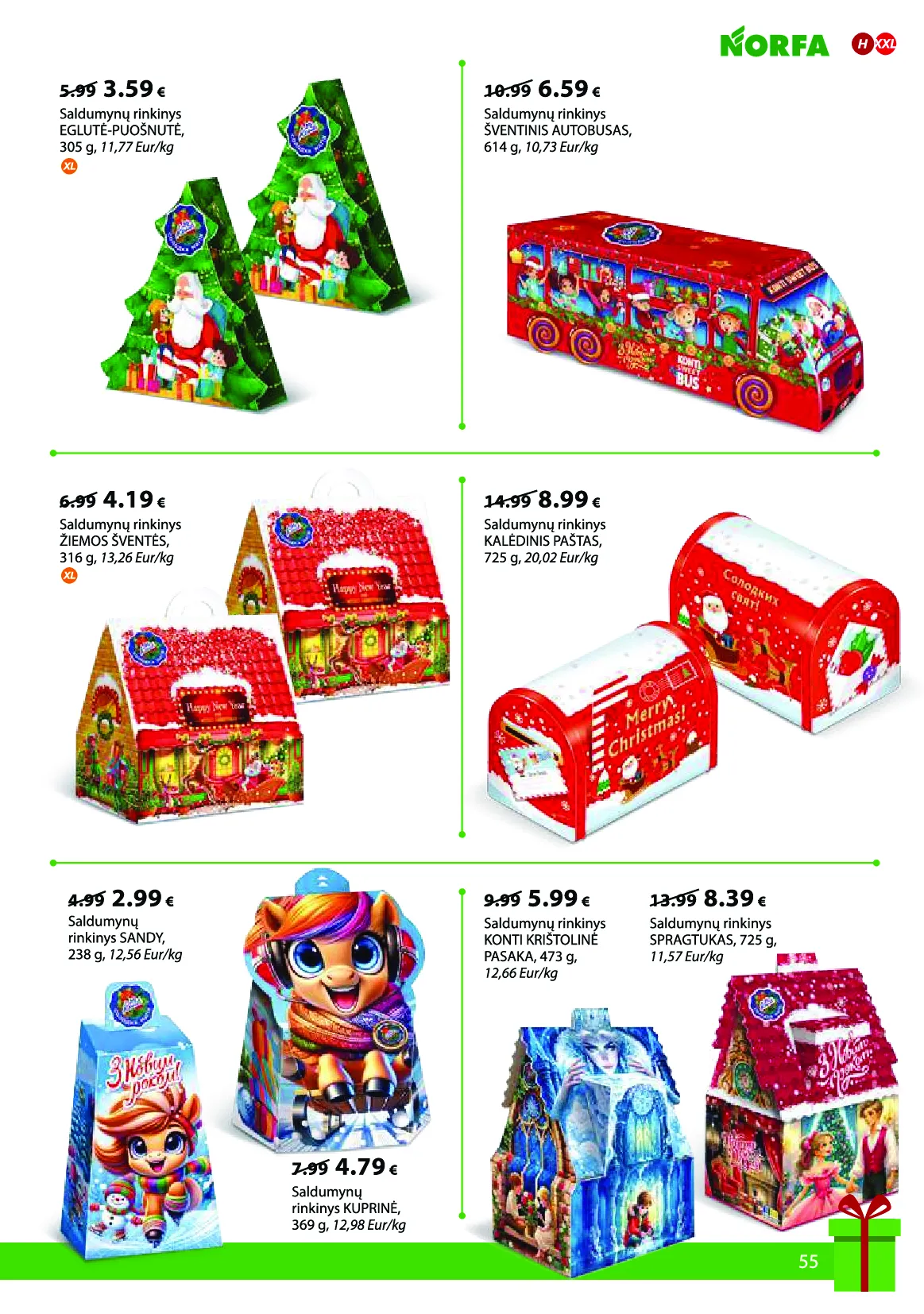 Norfa IŠSIRINK SAVO KALĖDAS – 55 psl.