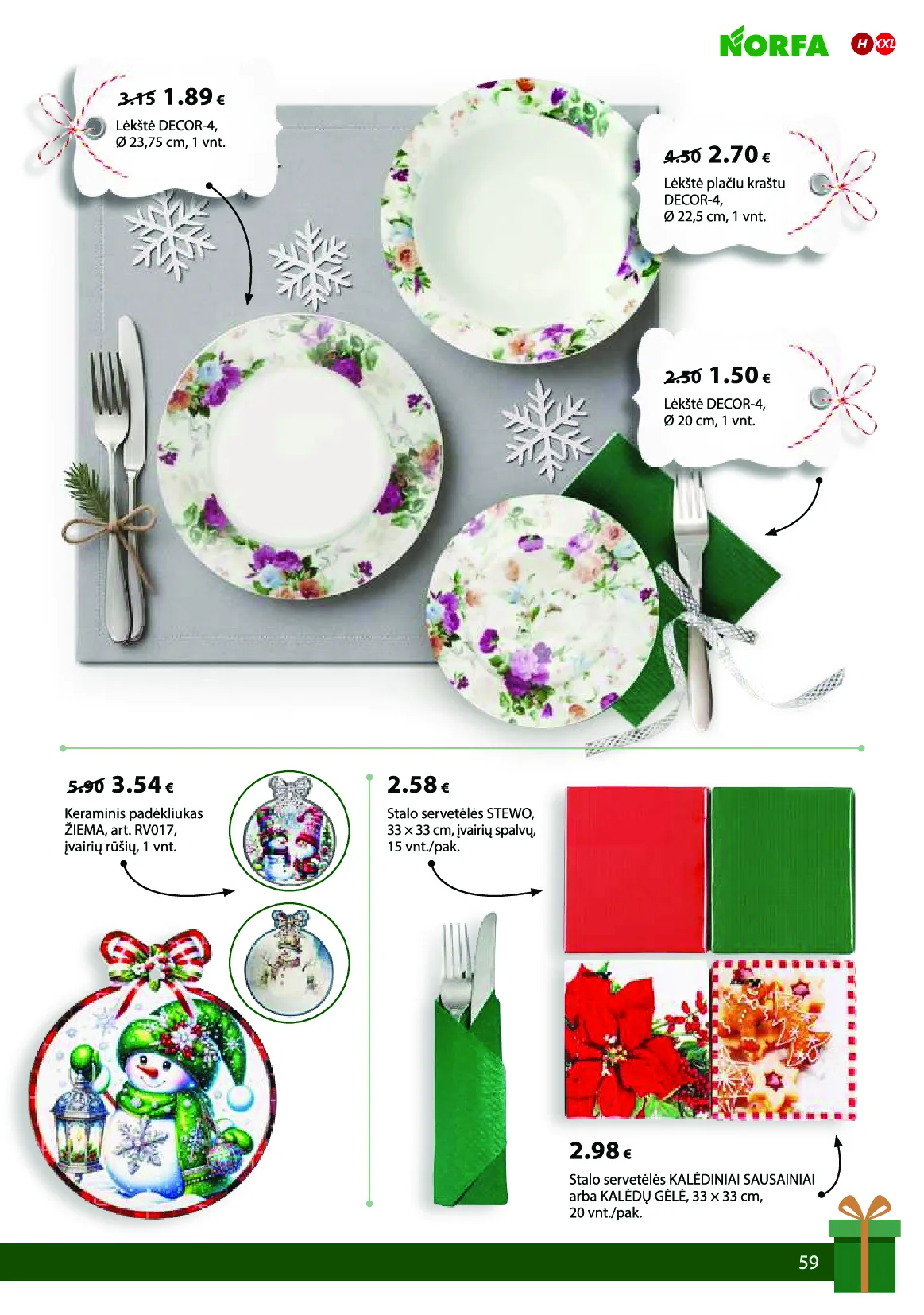 Norfa IŠSIRINK SAVO KALĖDAS – 59 psl.