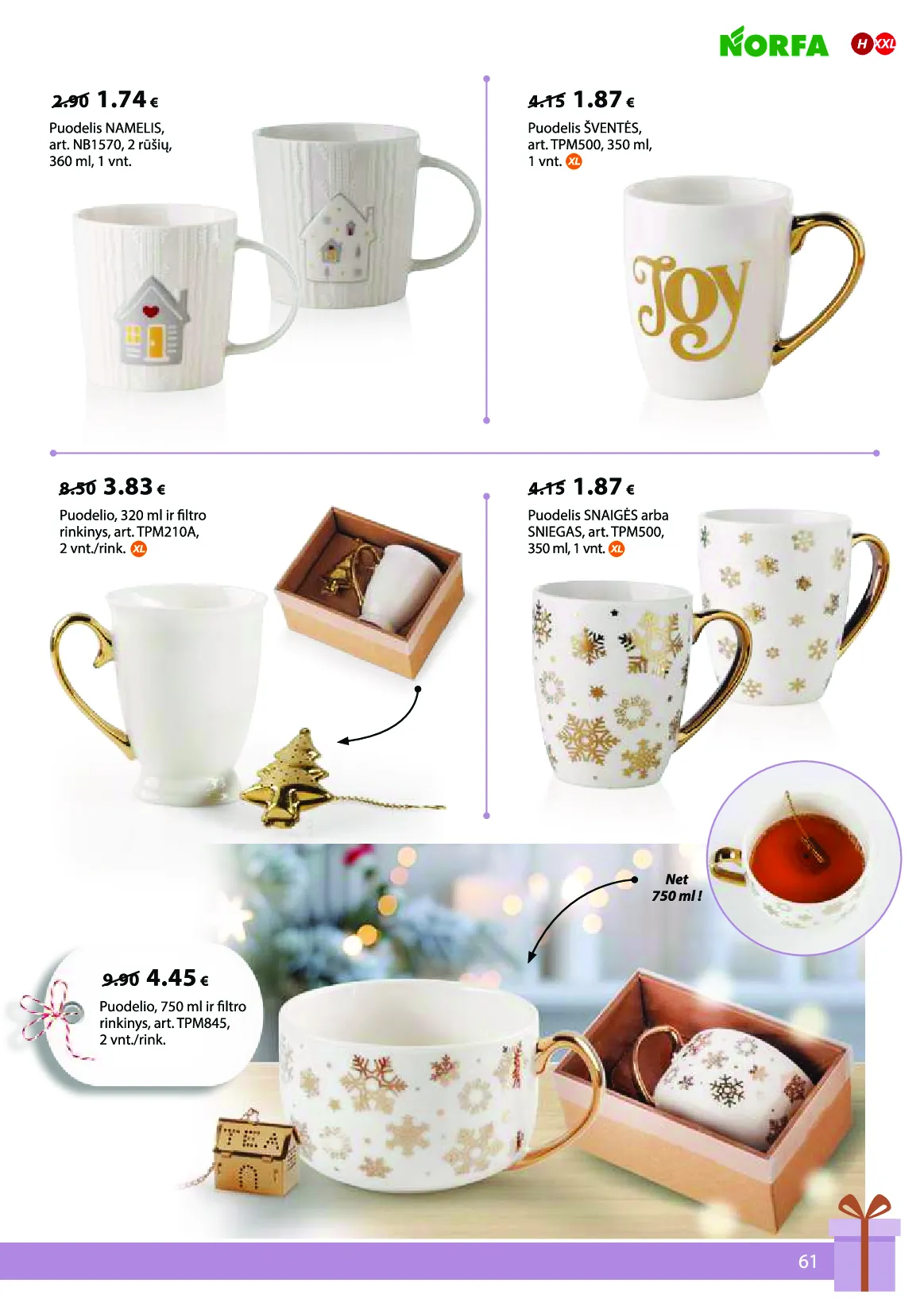 Norfa IŠSIRINK SAVO KALĖDAS – 61 psl.