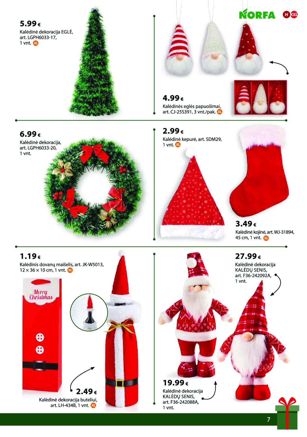 Norfa IŠSIRINK SAVO KALĖDAS – 7 psl.