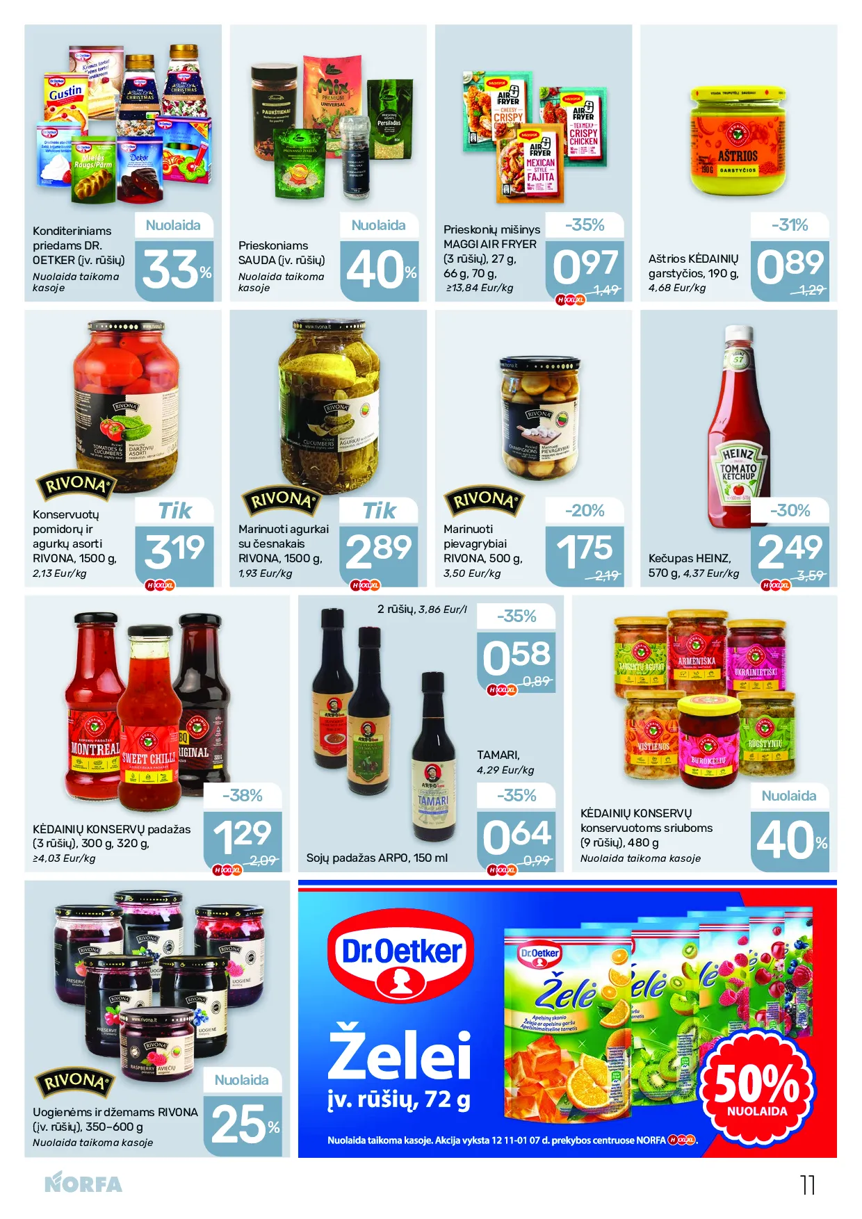 Norfa akcijų leidinys nr. 26 – 11 psl.