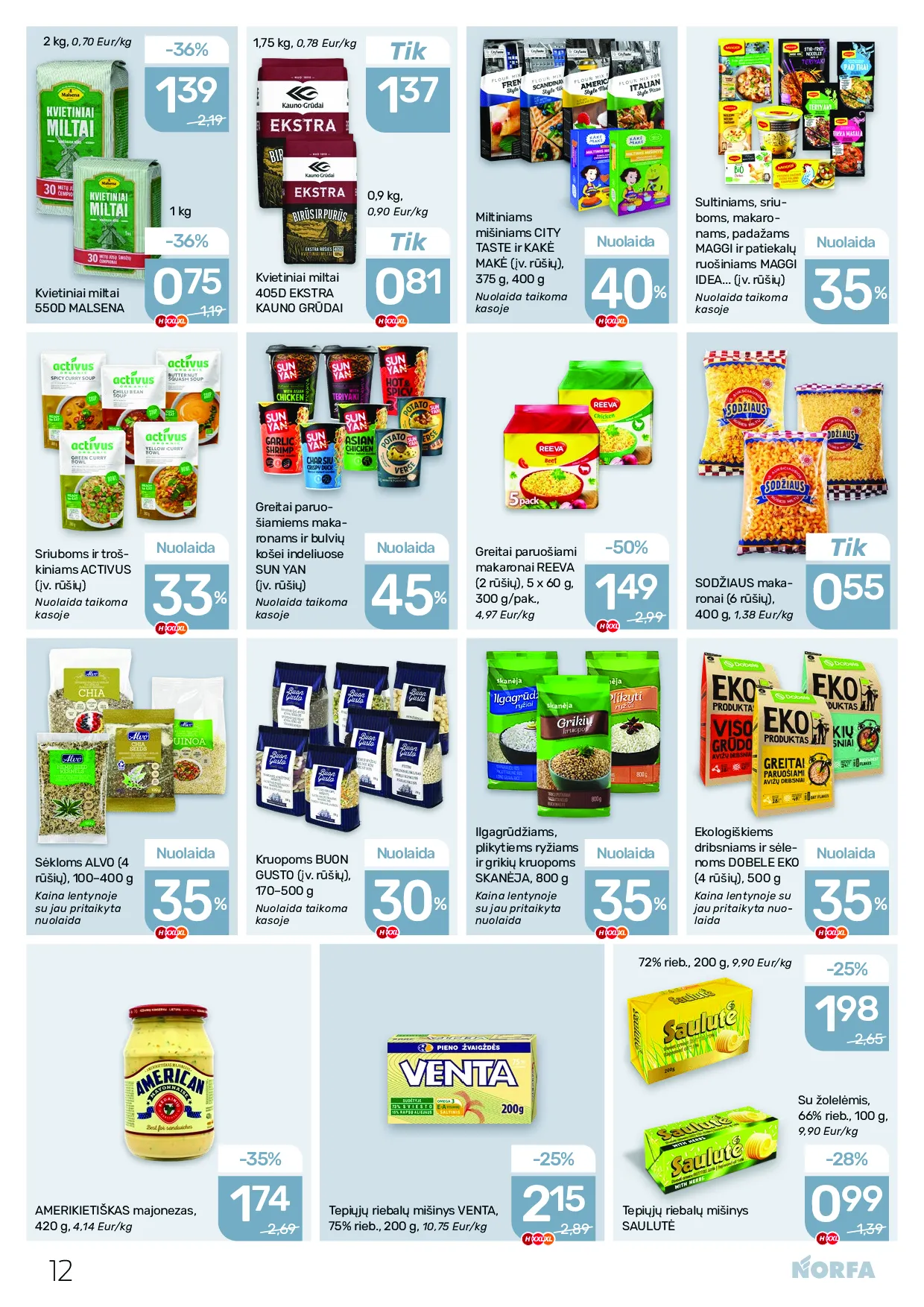 Norfa akcijų leidinys nr. 26 – 12 psl.