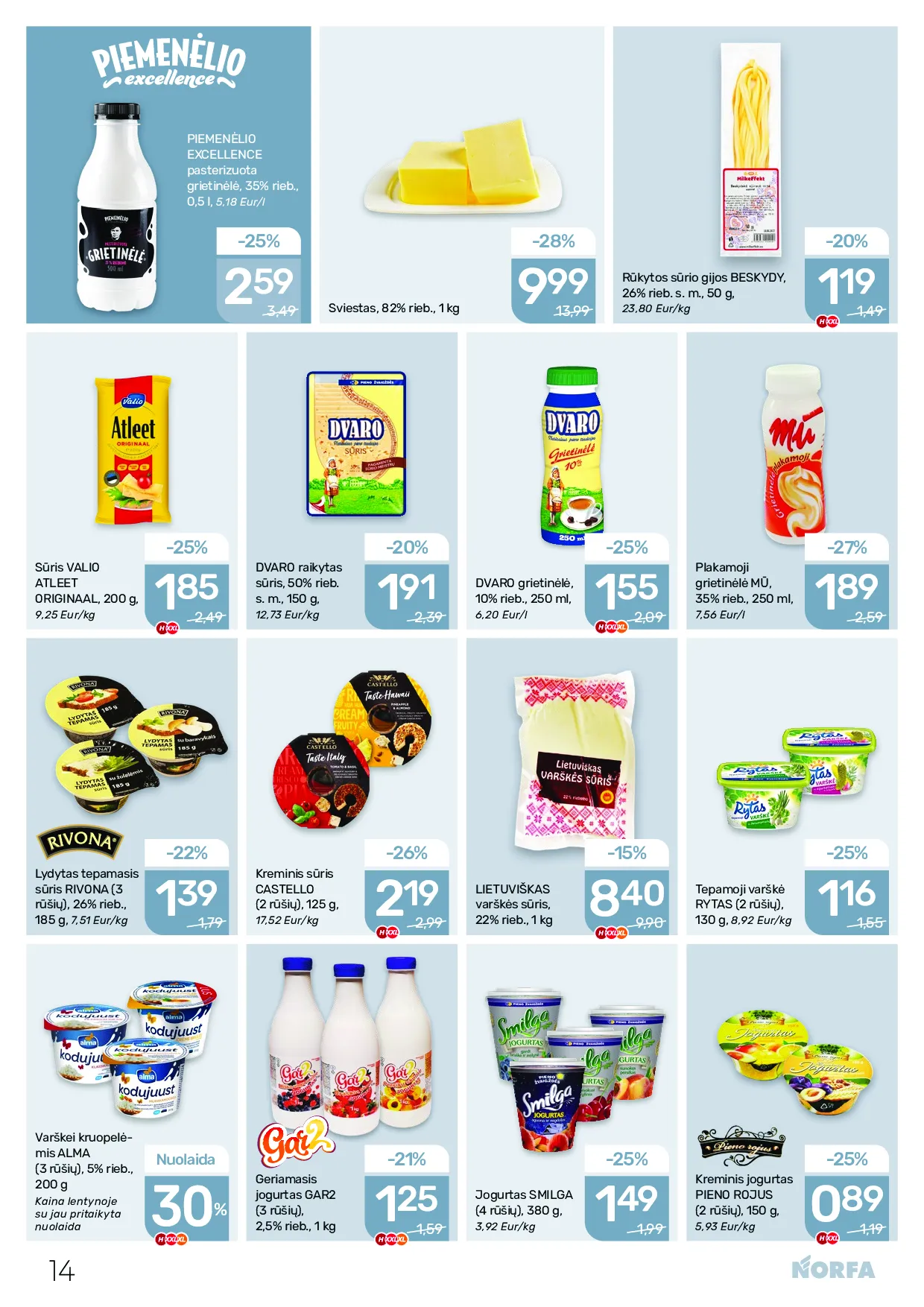 Norfa akcijų leidinys nr. 26 – 14 psl.