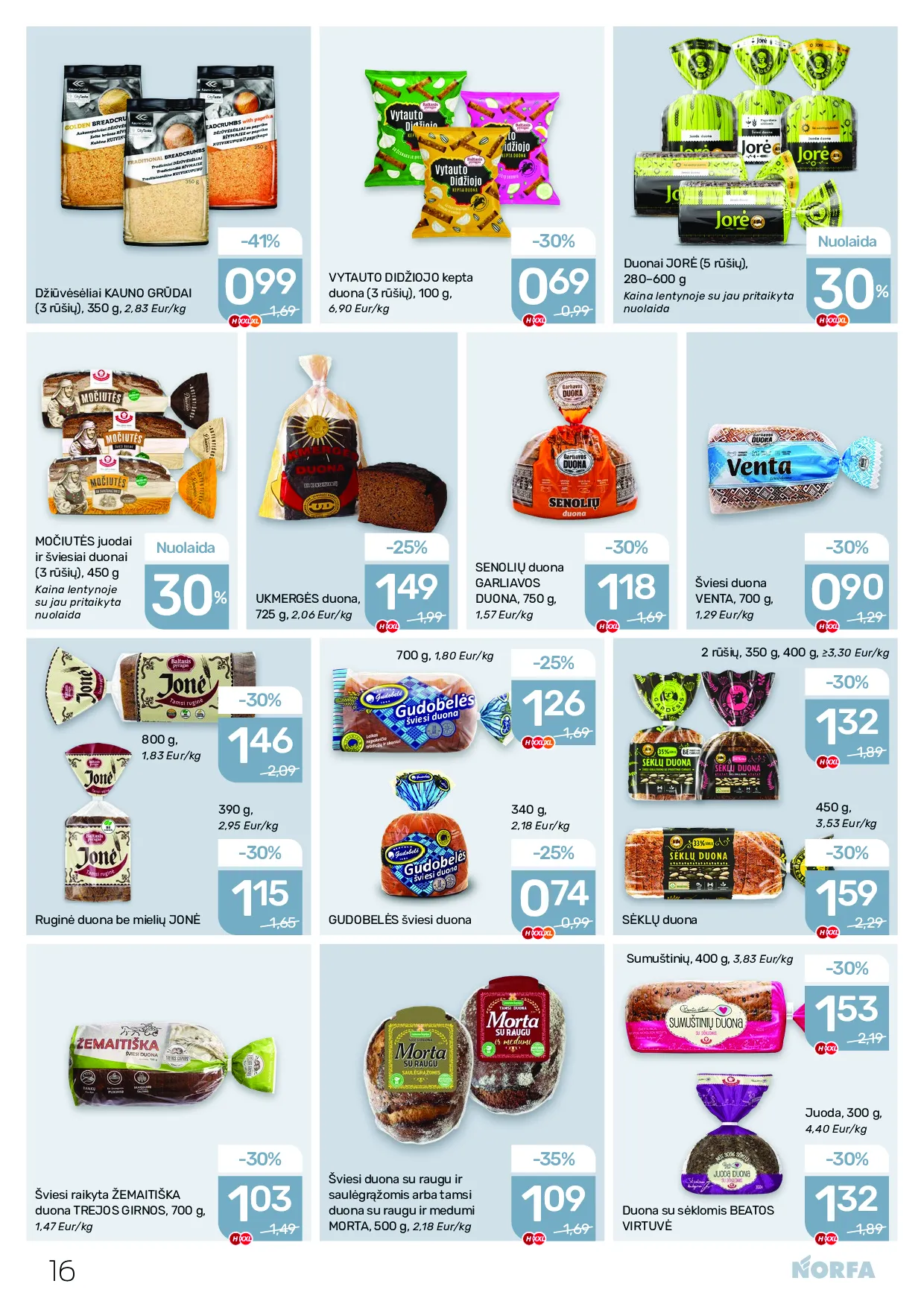 Norfa akcijų leidinys nr. 26 – 16 psl.