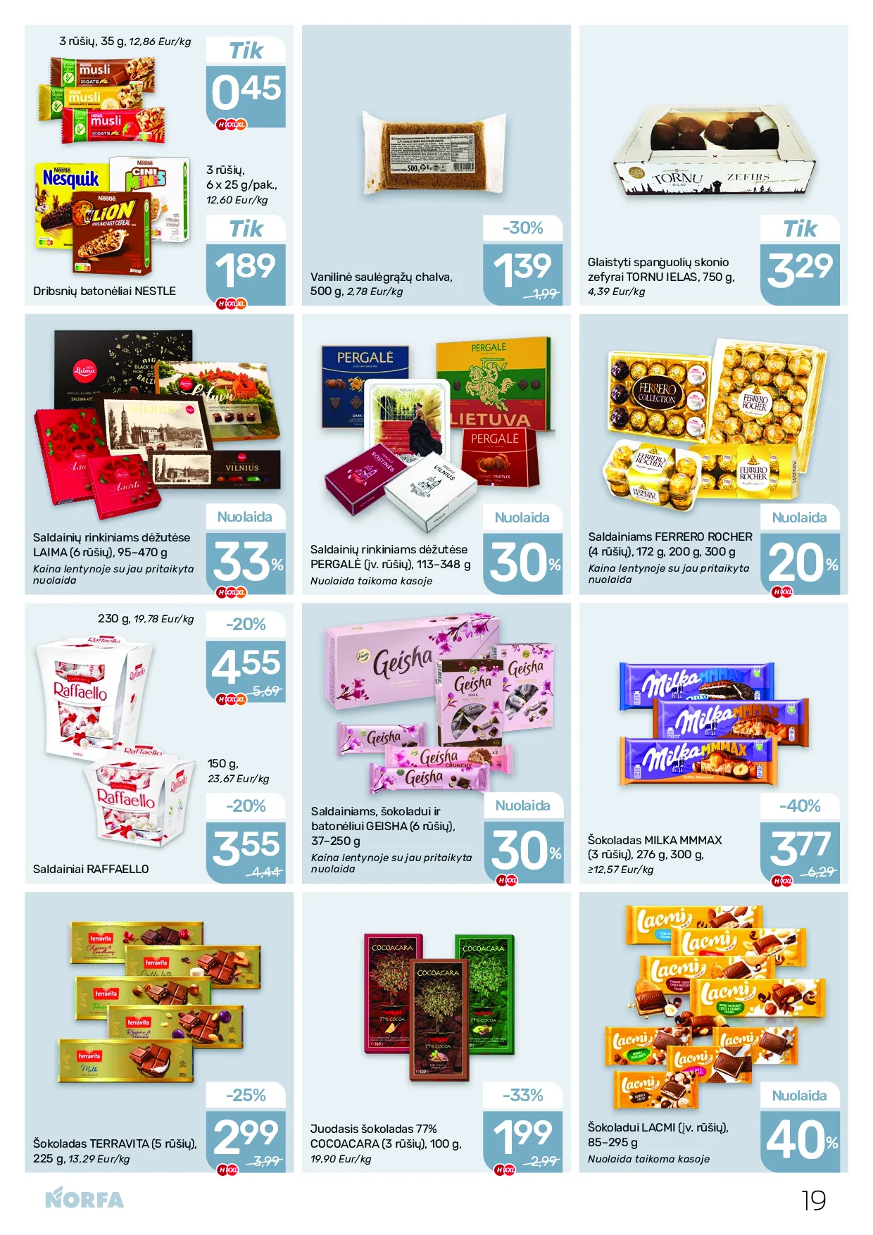 Norfa akcijų leidinys nr. 26 – 19 psl.