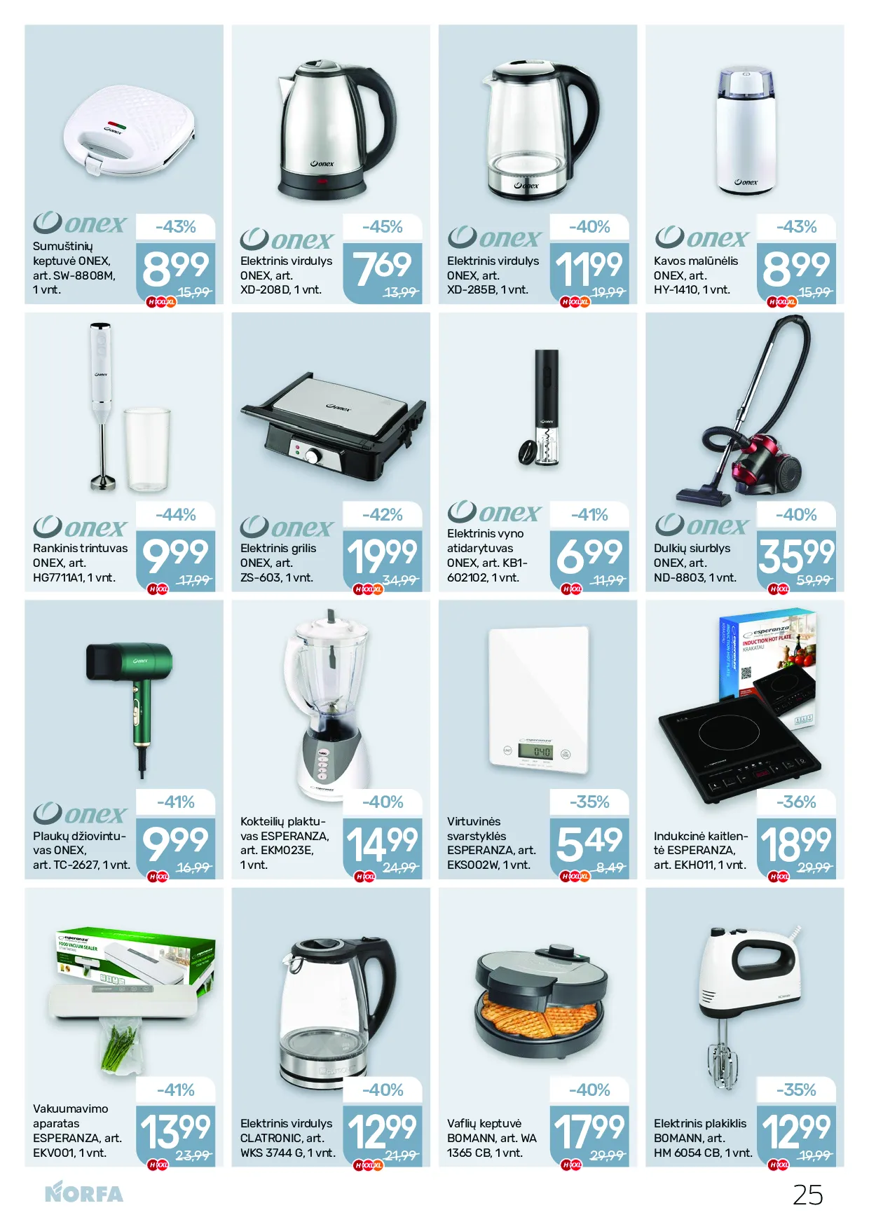 Norfa akcijų leidinys nr. 26 – 25 psl.