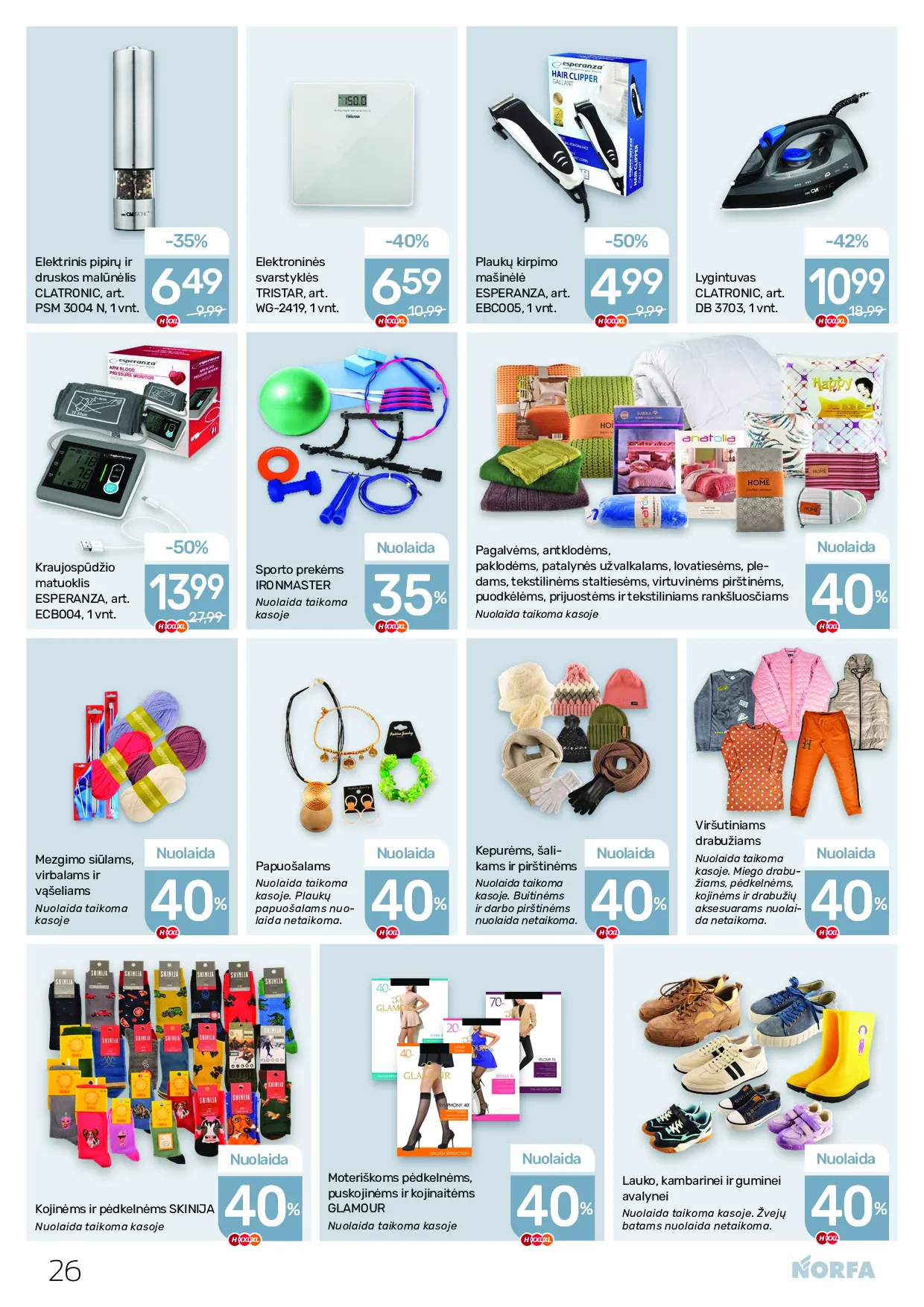 Norfa akcijų leidinys nr. 26 – 26 psl.