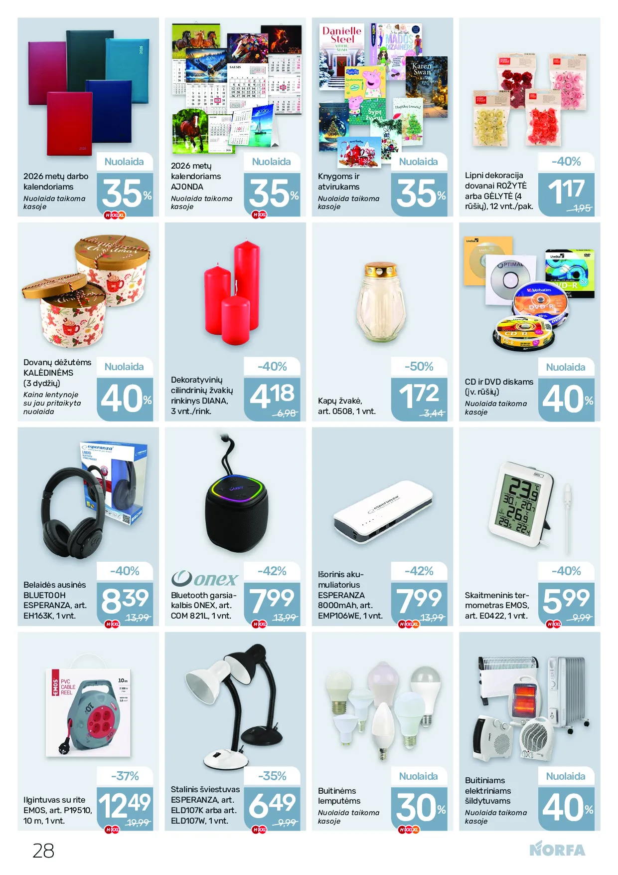 Norfa akcijų leidinys nr. 26 – 28 psl.