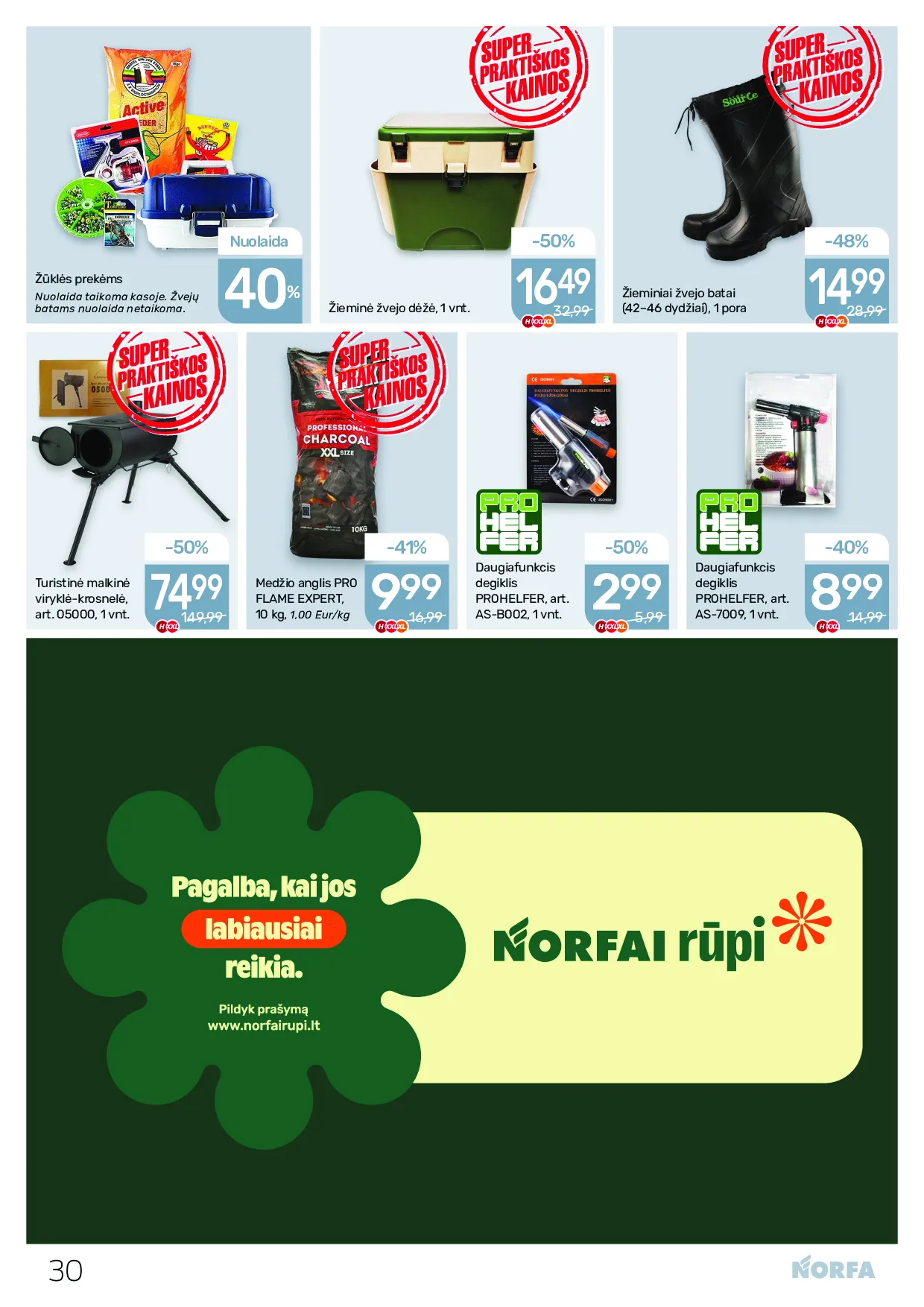 Norfa akcijų leidinys nr. 26 – 30 psl.