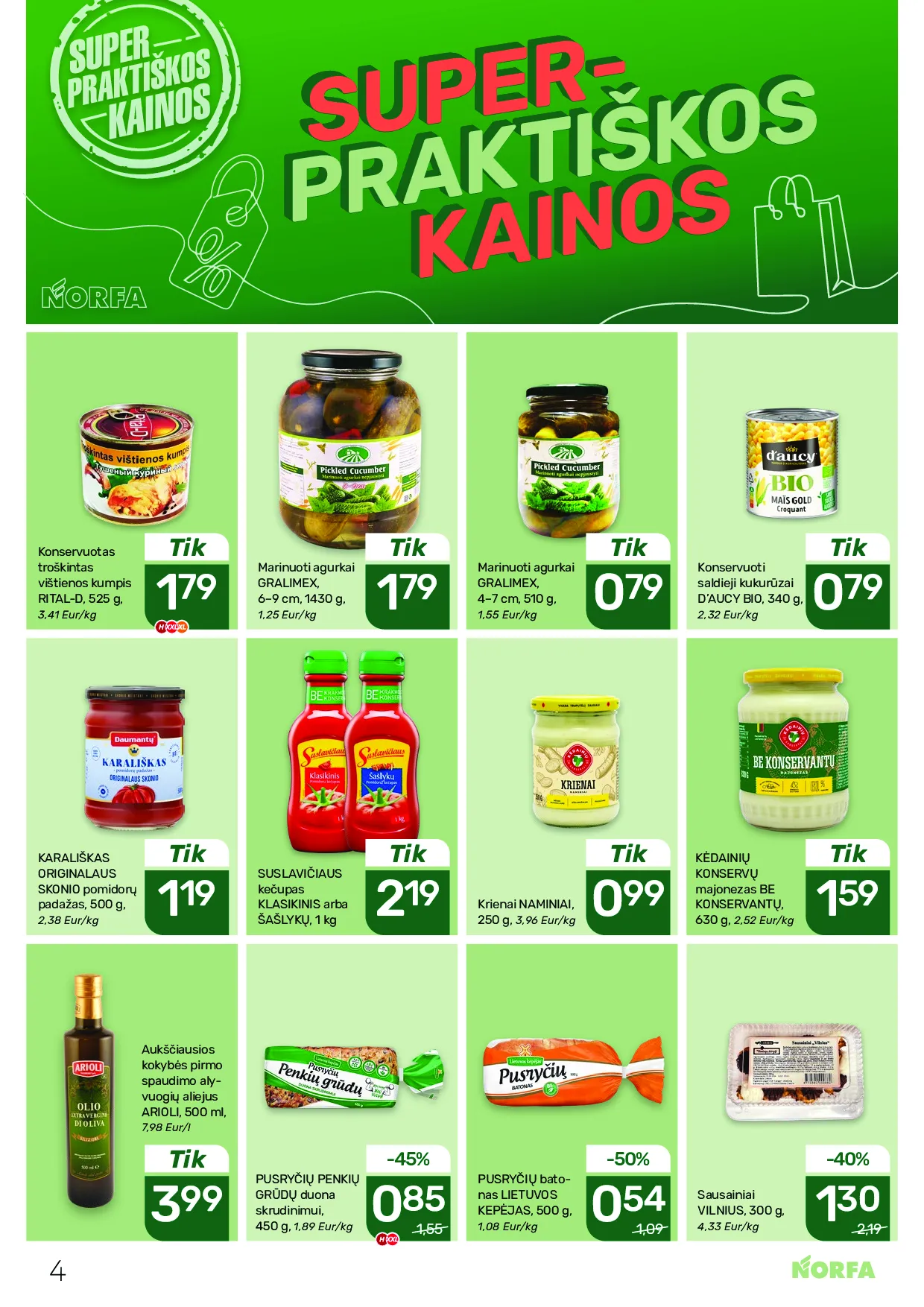 Norfa akcijų leidinys nr. 26 – 4 psl.