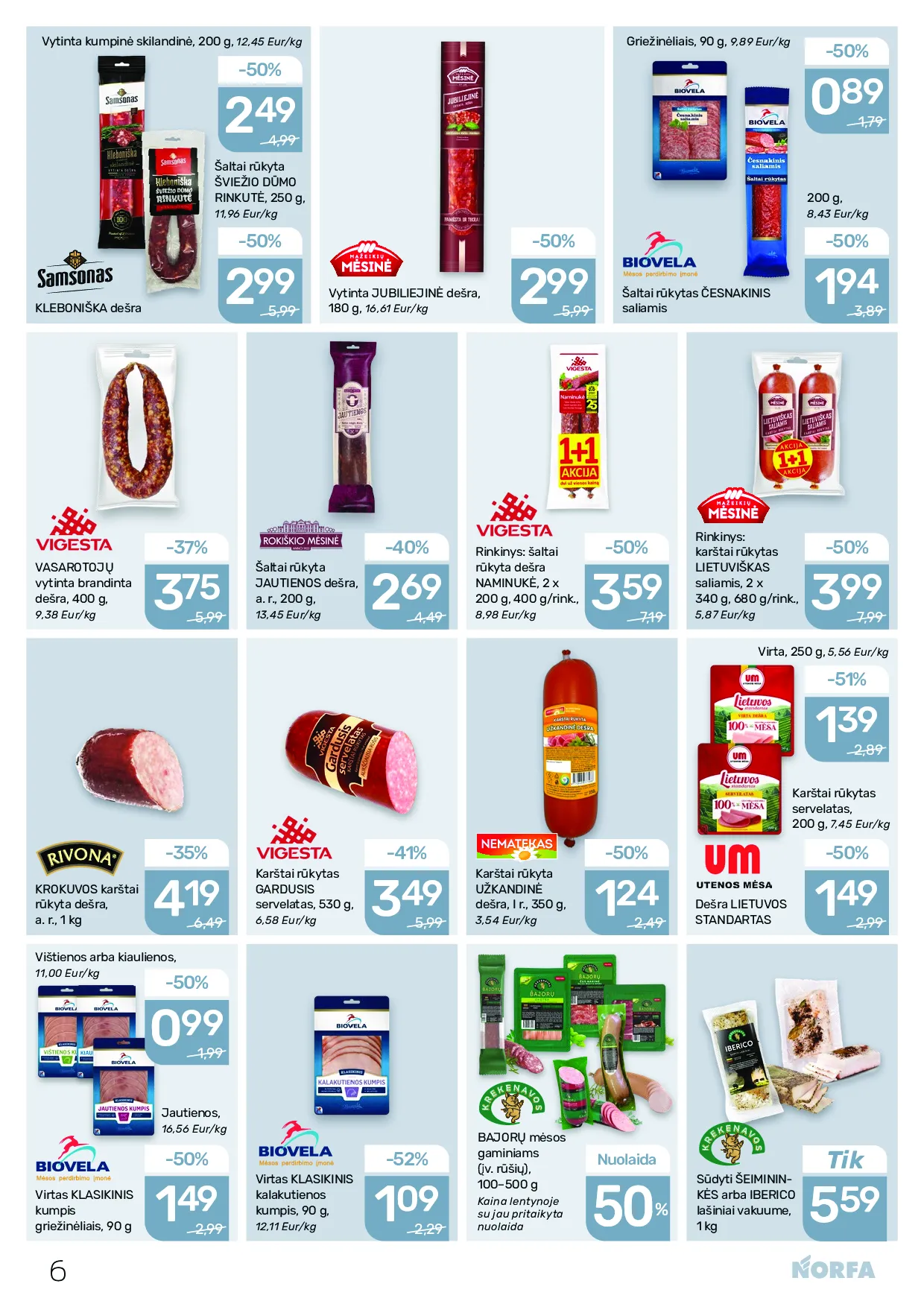 Norfa akcijų leidinys nr. 26 – 6 psl.