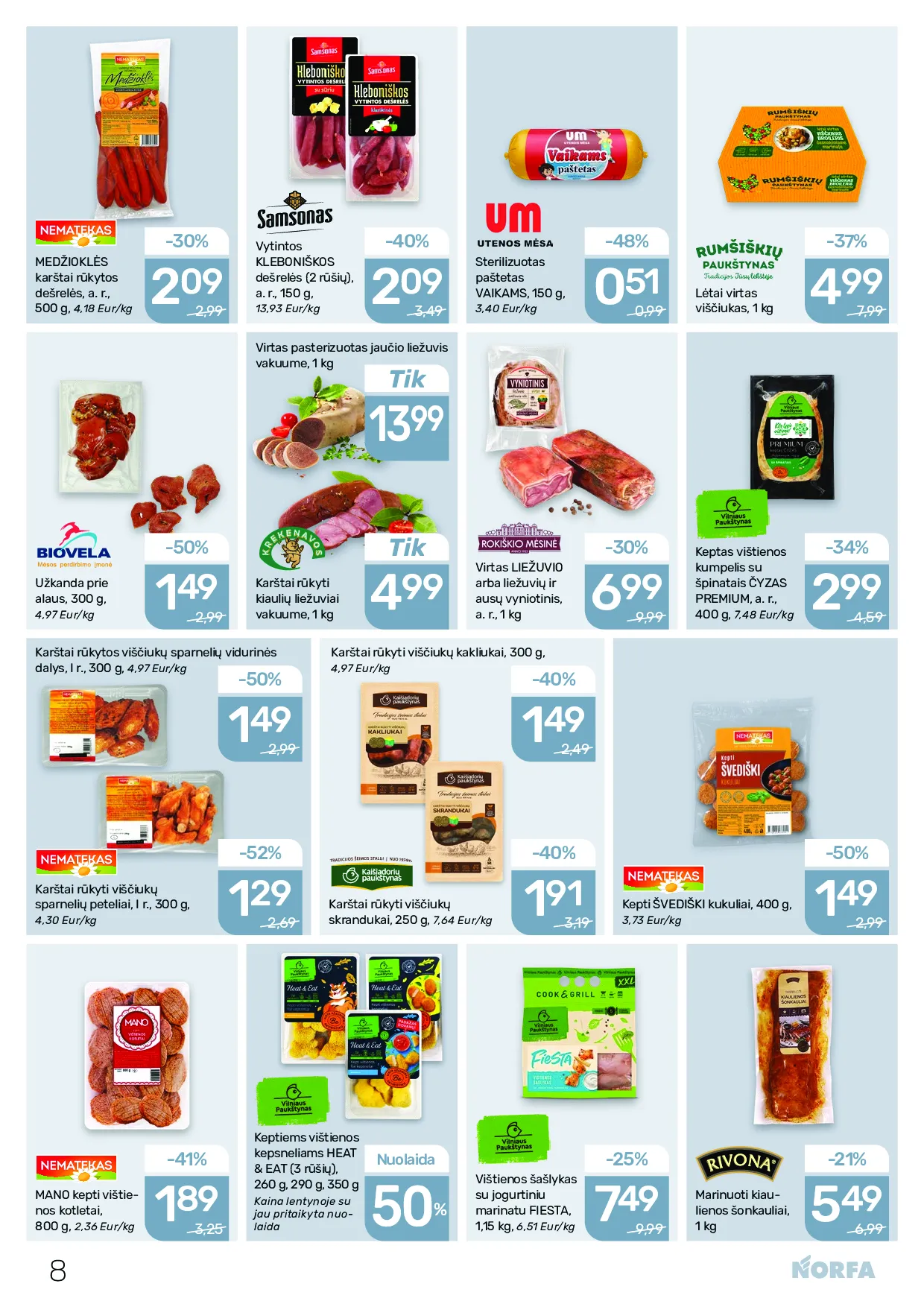Norfa akcijų leidinys nr. 26 – 8 psl.