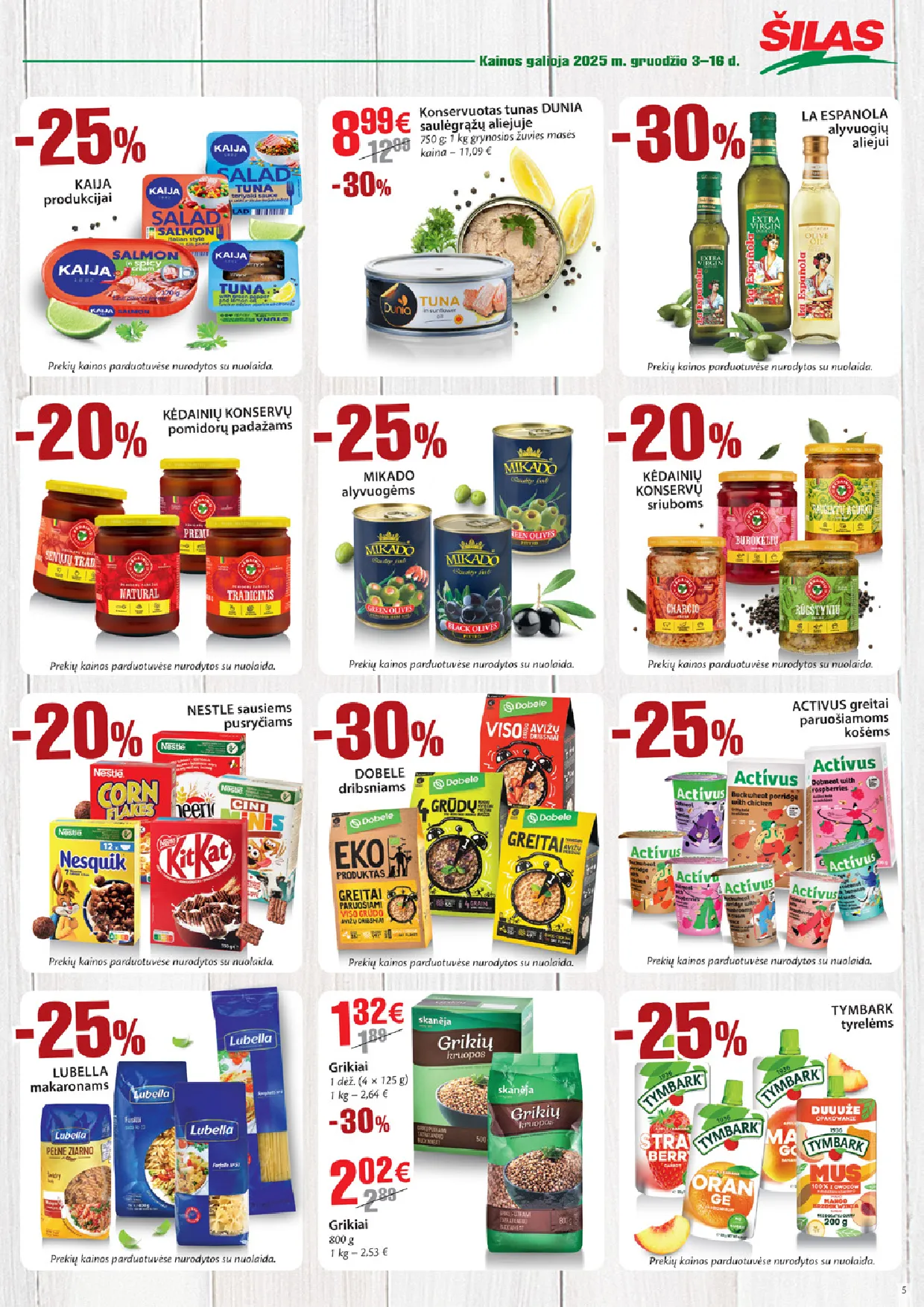 Šilas akcijų leidinys Nr. 24 – 5 psl.