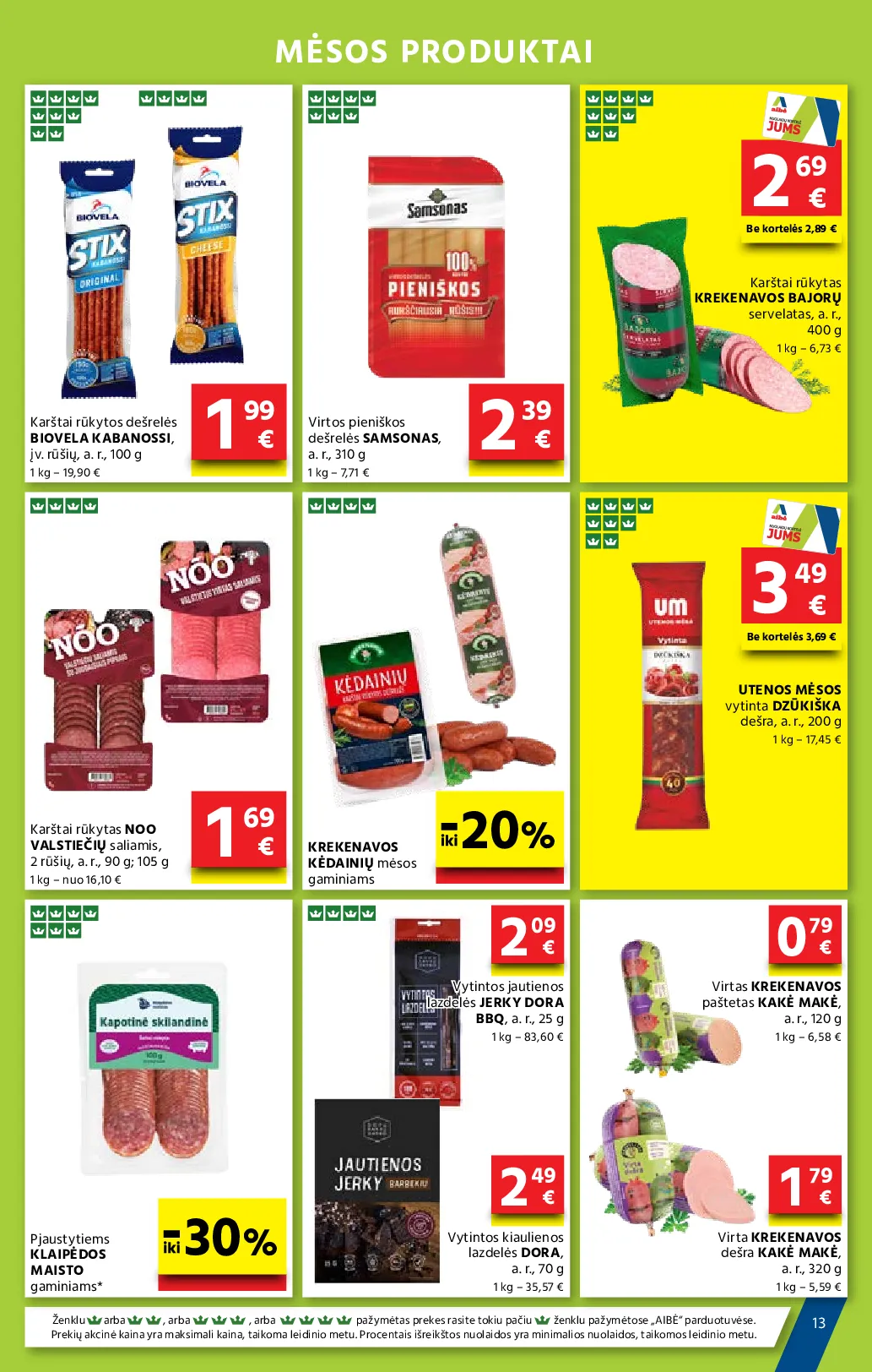 Aibė akcijų leidinys nr. 23 – 13 psl.