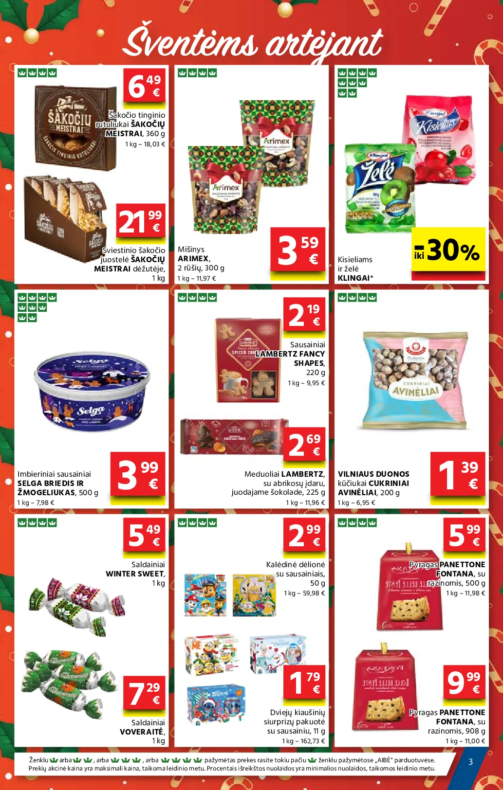 Aibė akcijų leidinys nr. 23 – 3 psl.