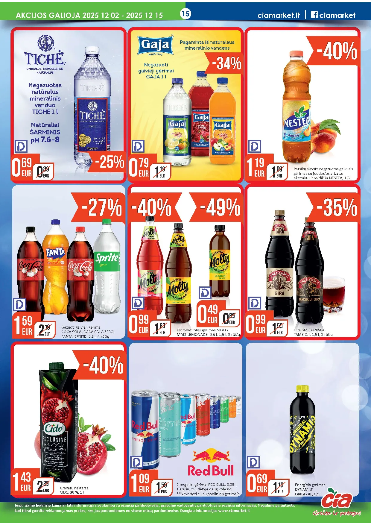 ČIA MARKET akcijų leidinys Nr. 24 (74) – 15 psl.