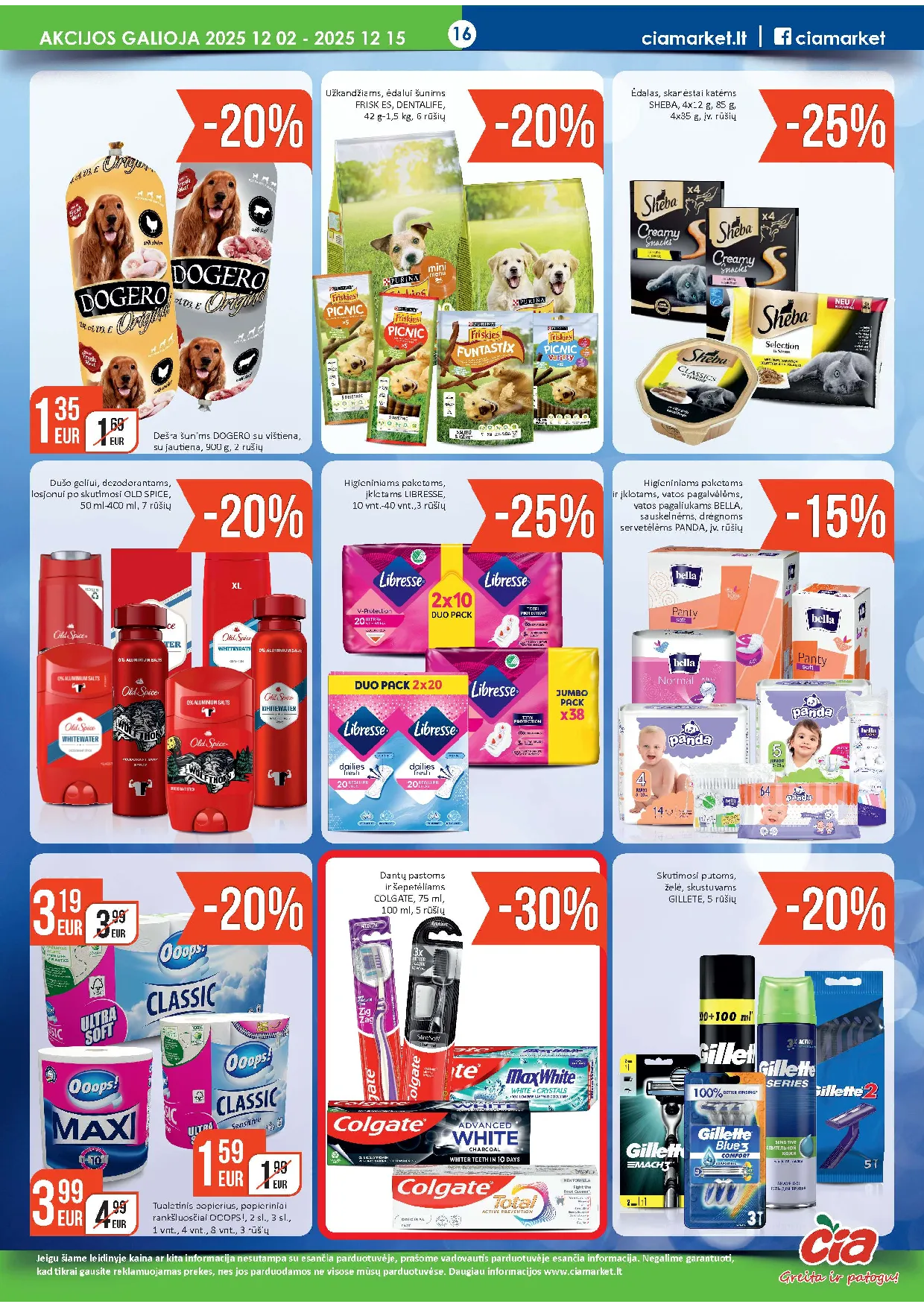 ČIA MARKET akcijų leidinys Nr. 24 (74) – 16 psl.