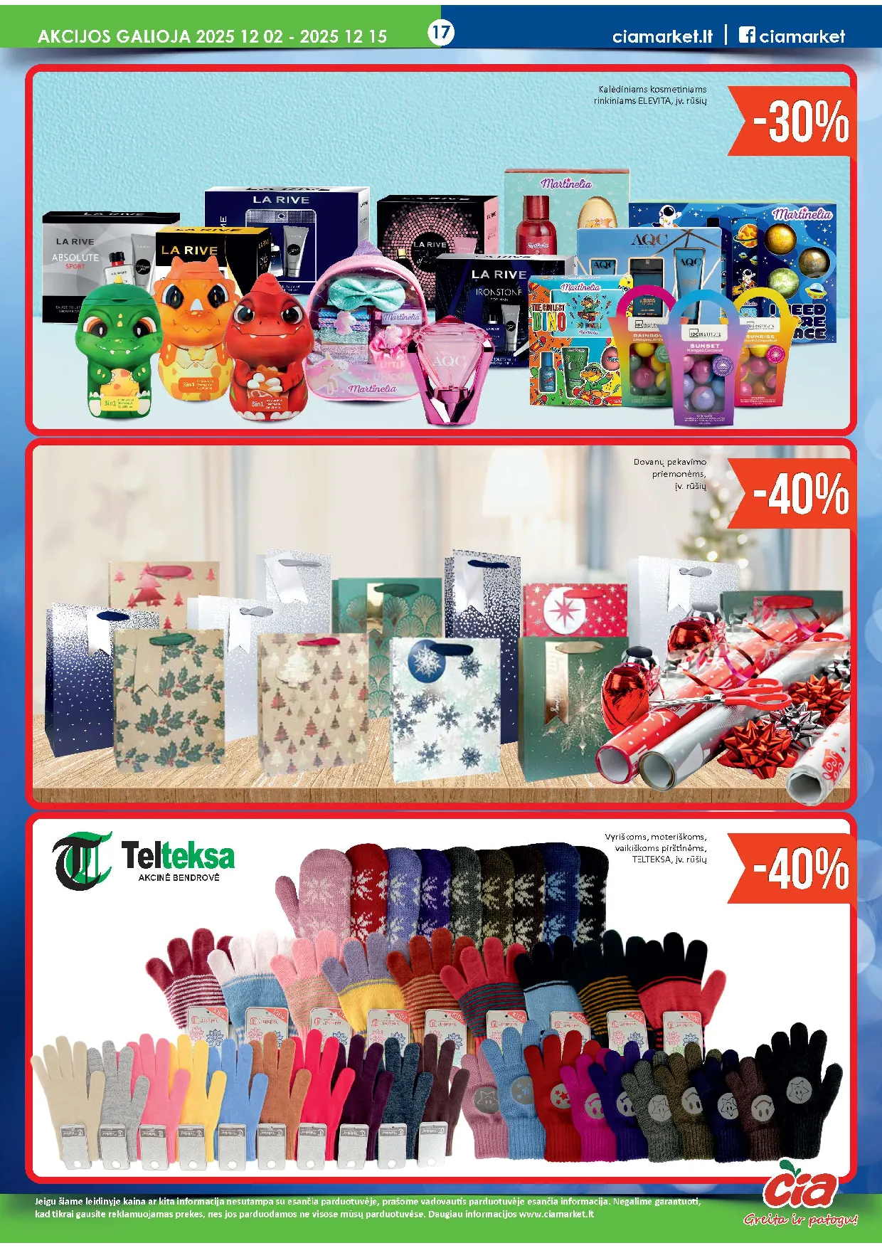 ČIA MARKET akcijų leidinys Nr. 24 (74) – 17 psl.