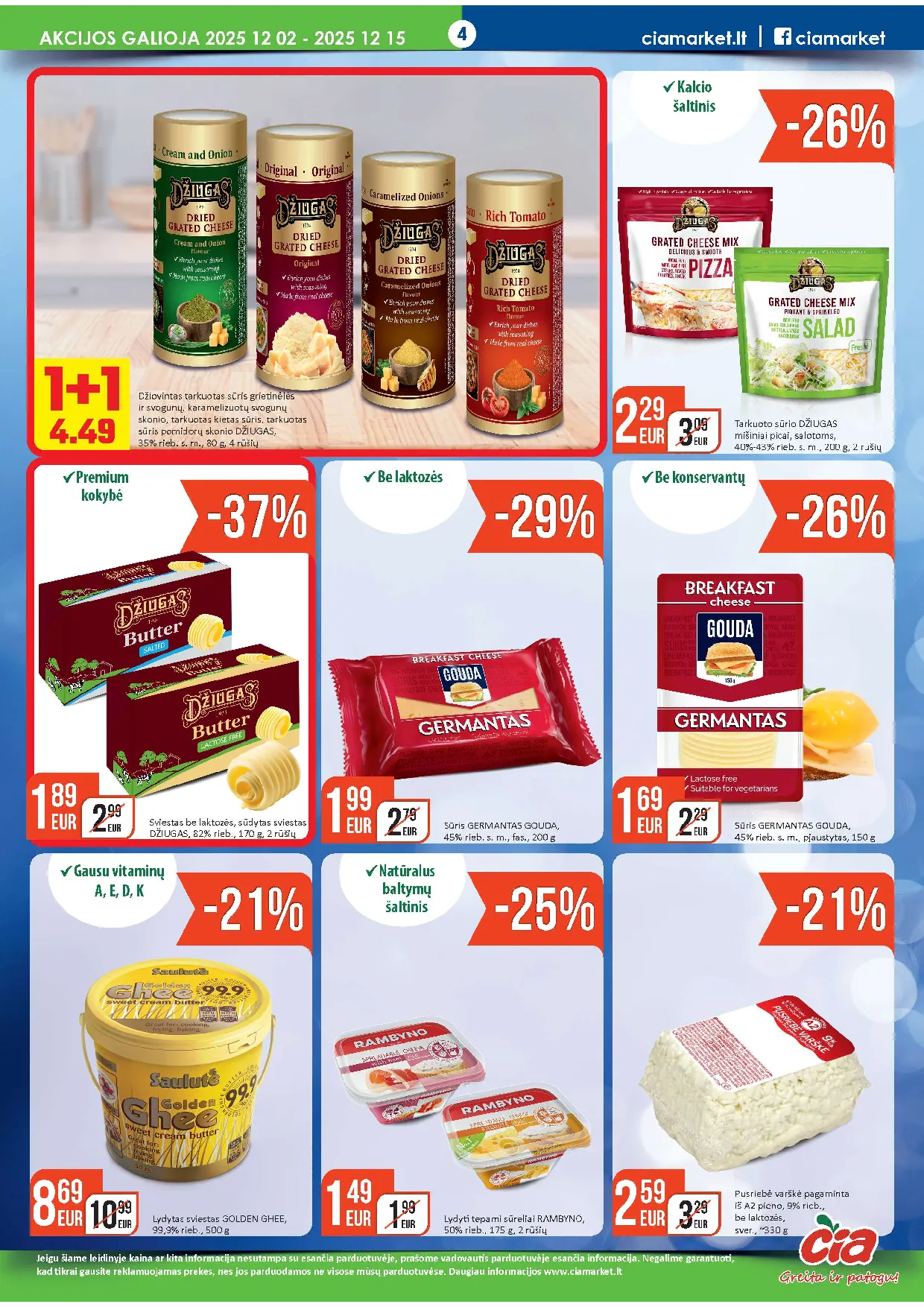 ČIA MARKET akcijų leidinys Nr. 24 (74) – 4 psl.