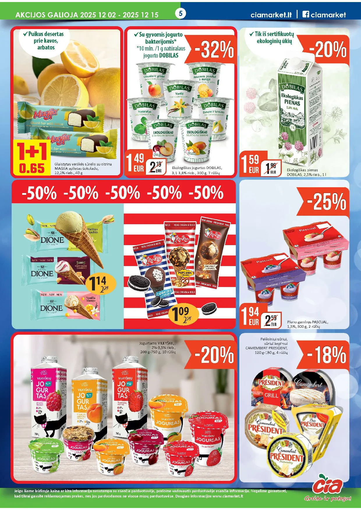 ČIA MARKET akcijų leidinys Nr. 24 (74) – 5 psl.