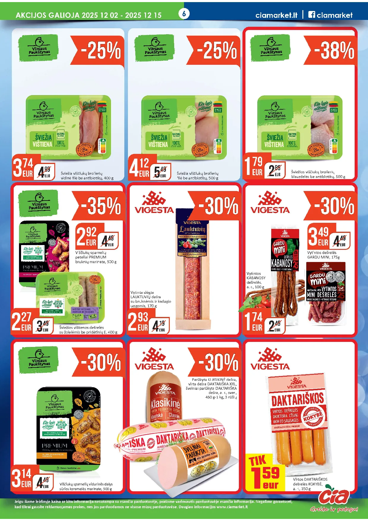 ČIA MARKET akcijų leidinys Nr. 24 (74) – 6 psl.