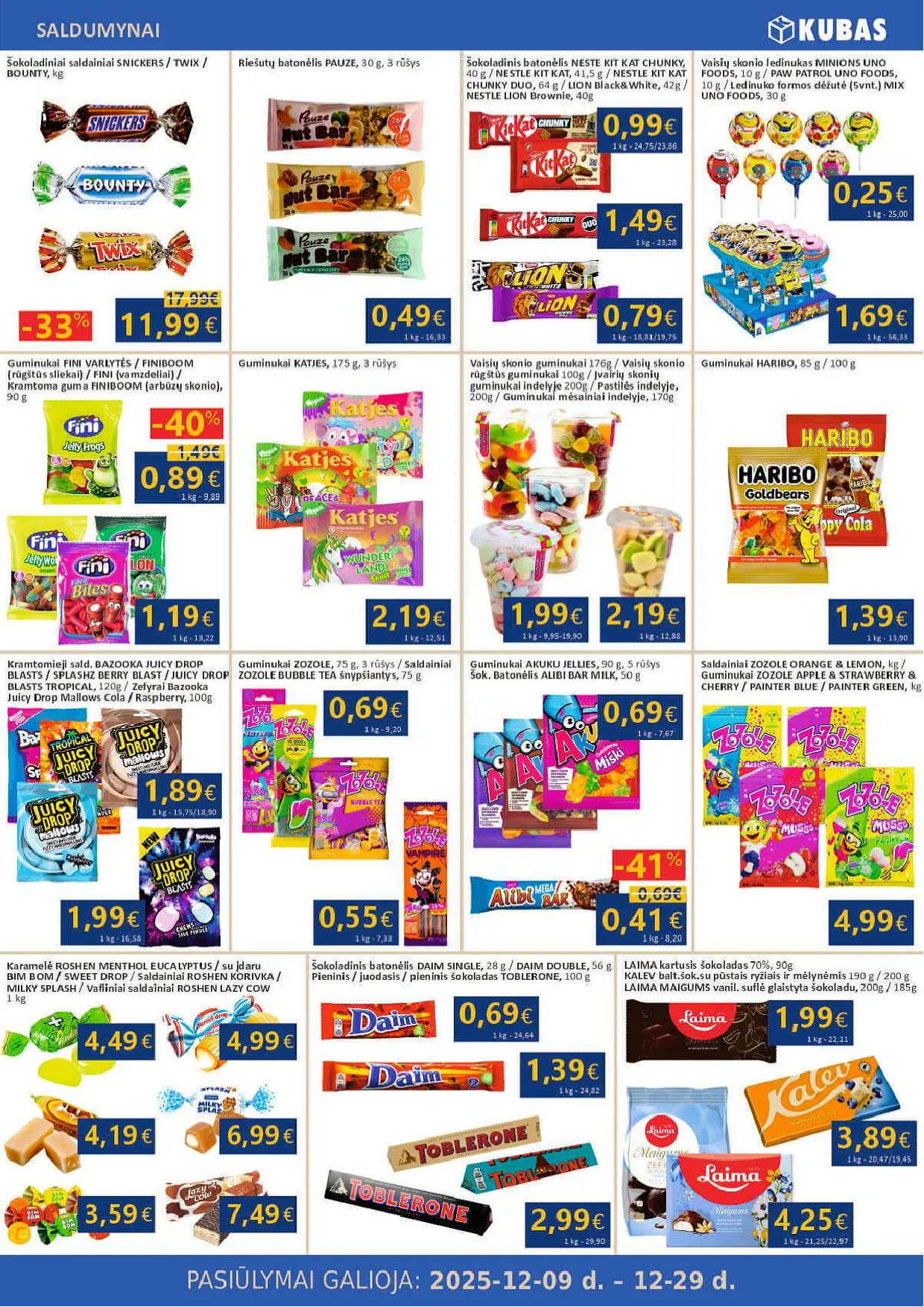 KUBAS akcijų leidinys – 12 psl.