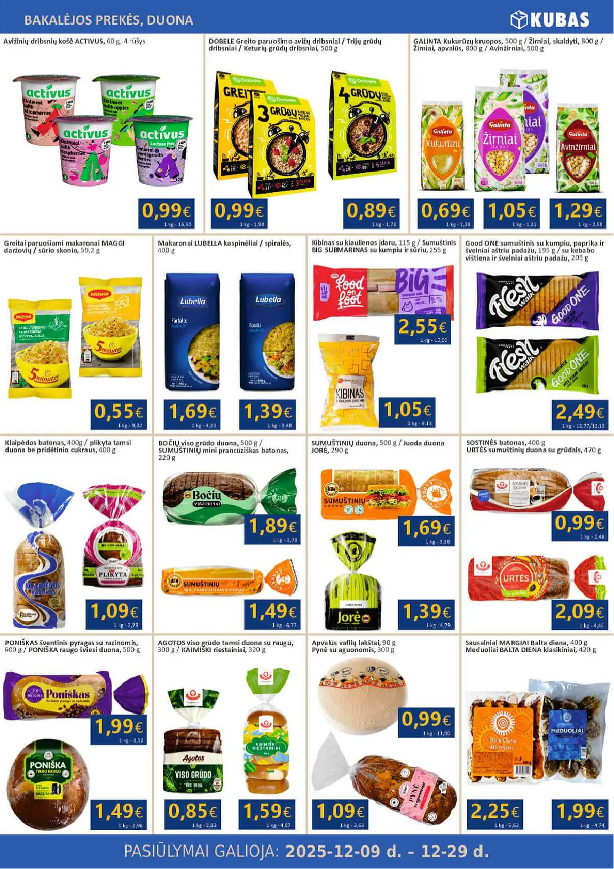 KUBAS akcijų leidinys – 9 psl.