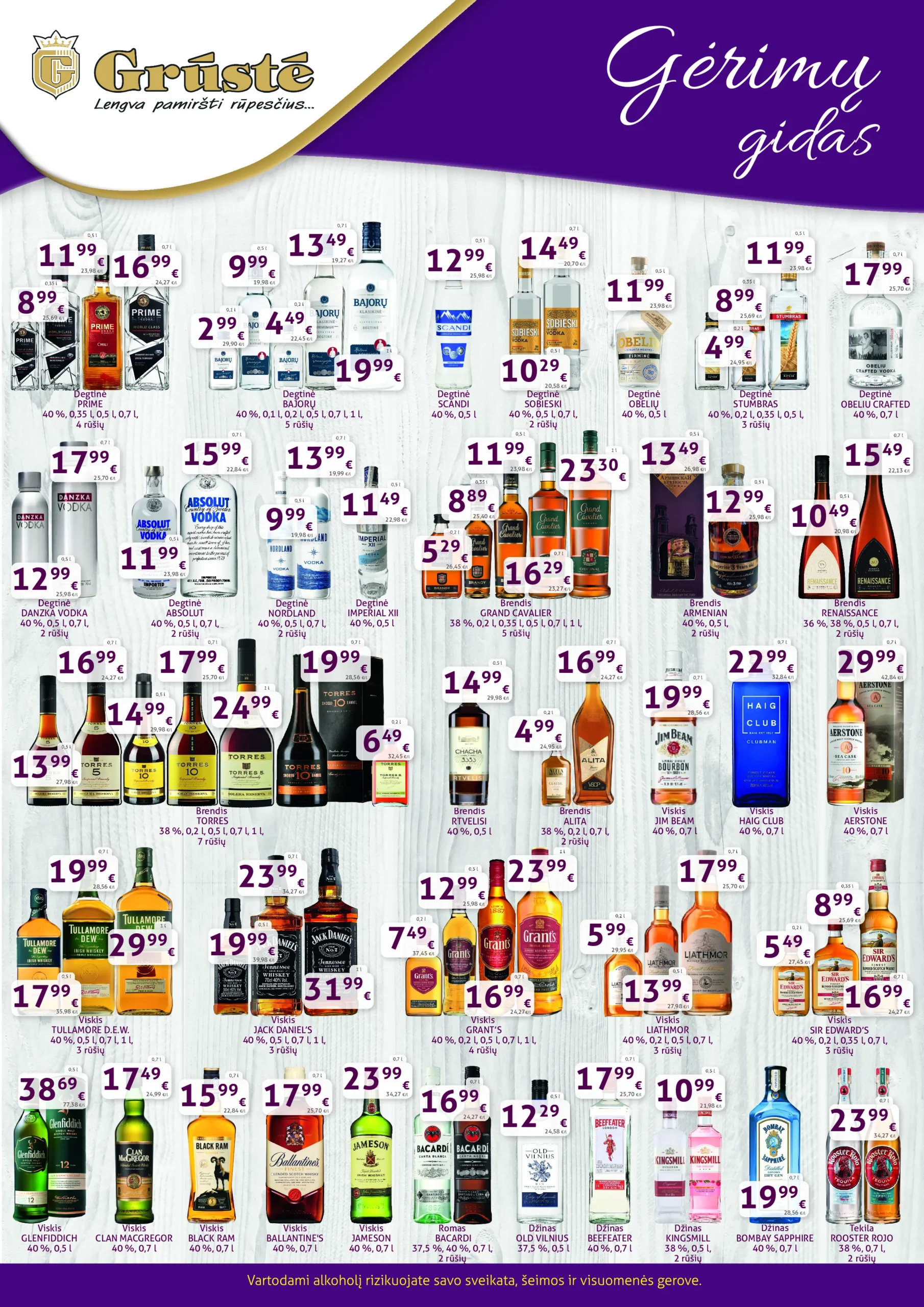 GRŪSTĖ gėrimų gidas – 3 psl.