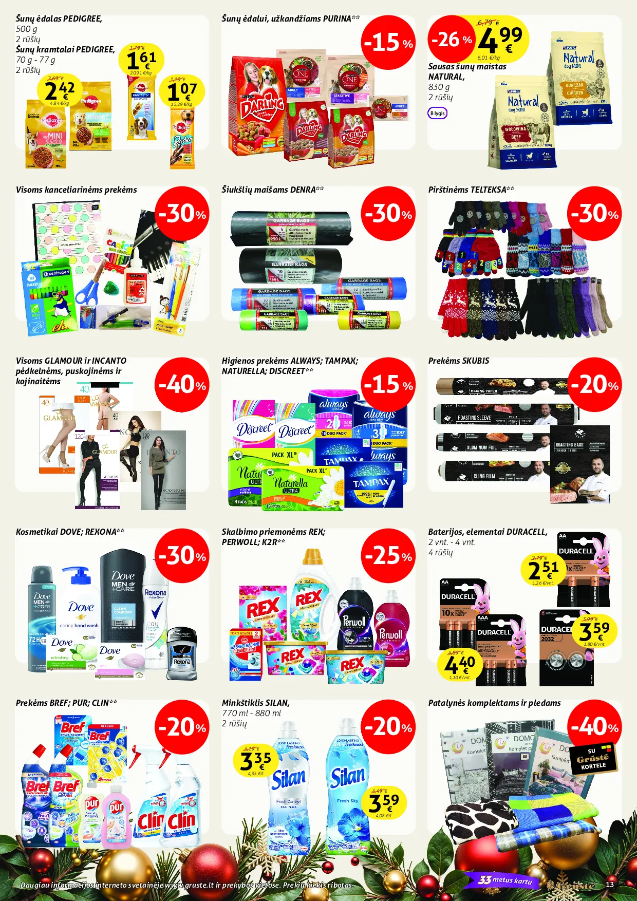 Grūstė akcijų leidinys Nr. 33 – 13 psl.