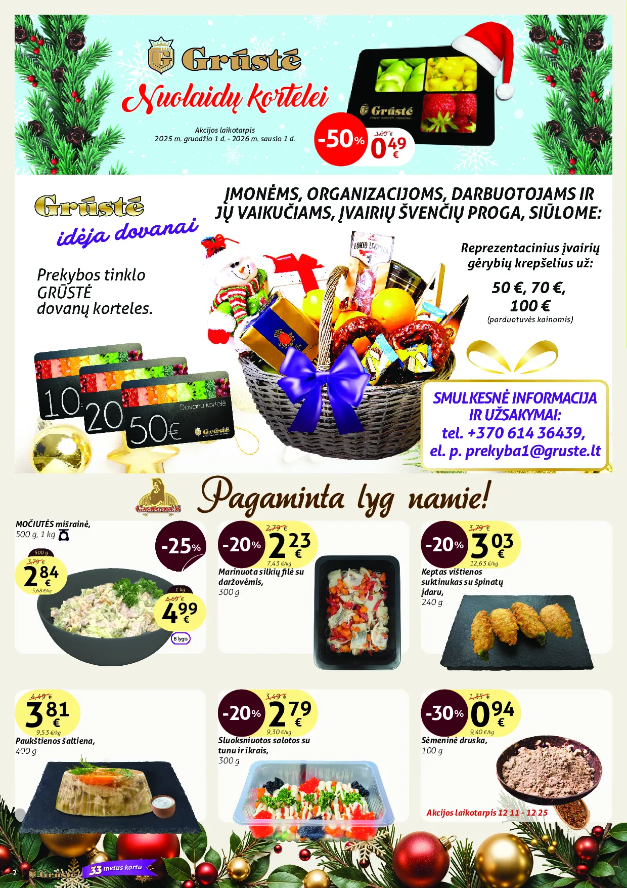 Grūstė akcijų leidinys Nr. 33 – 2 psl.