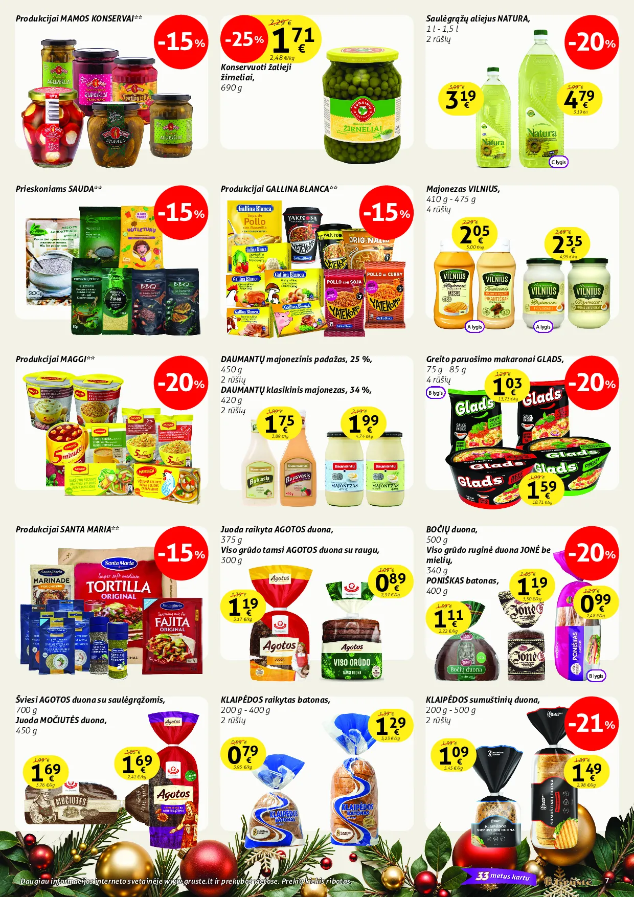 Grūstė akcijų leidinys Nr. 33 – 7 psl.