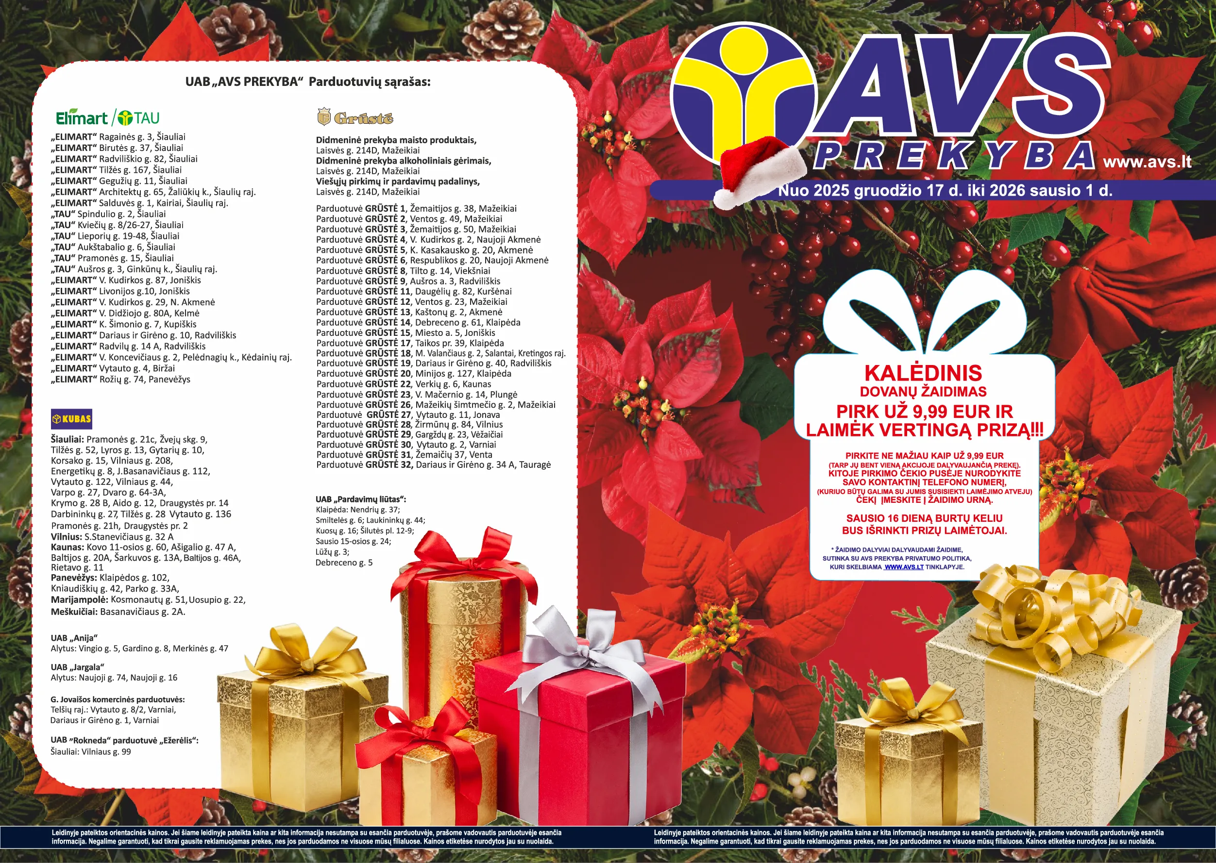 AVS prekyba akcijų leidinys – 2 psl.