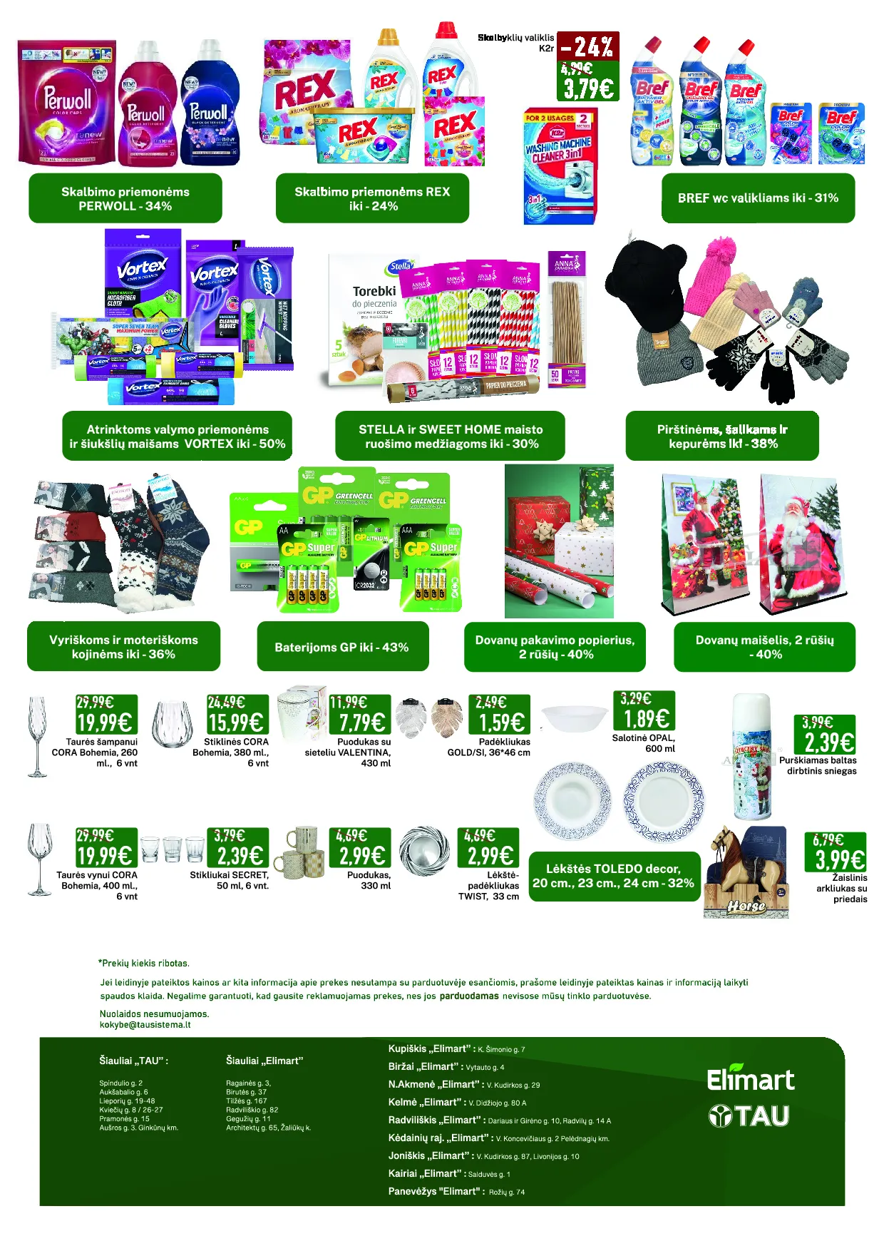 Elimart akcijų leidinys – 16 psl.