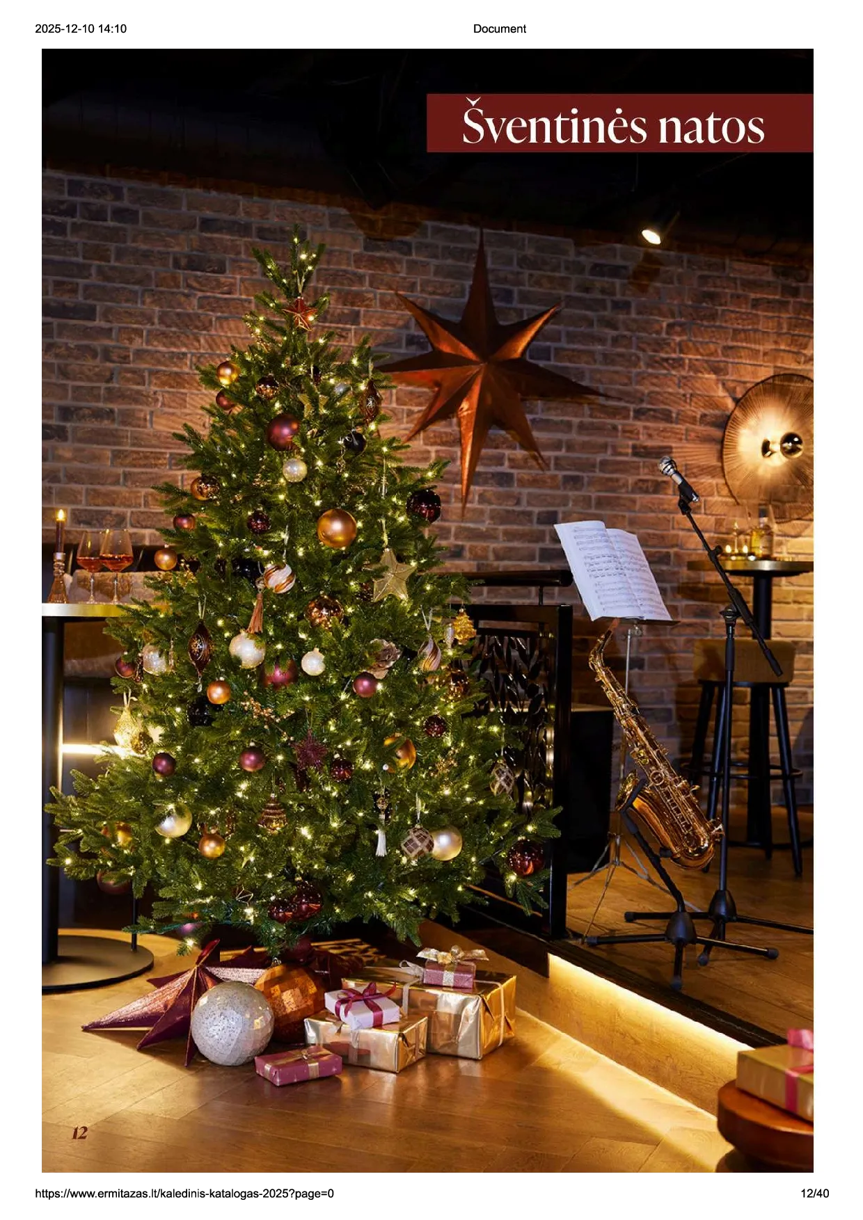 Ermitažo Kalėdinis katalogas – 12 psl.