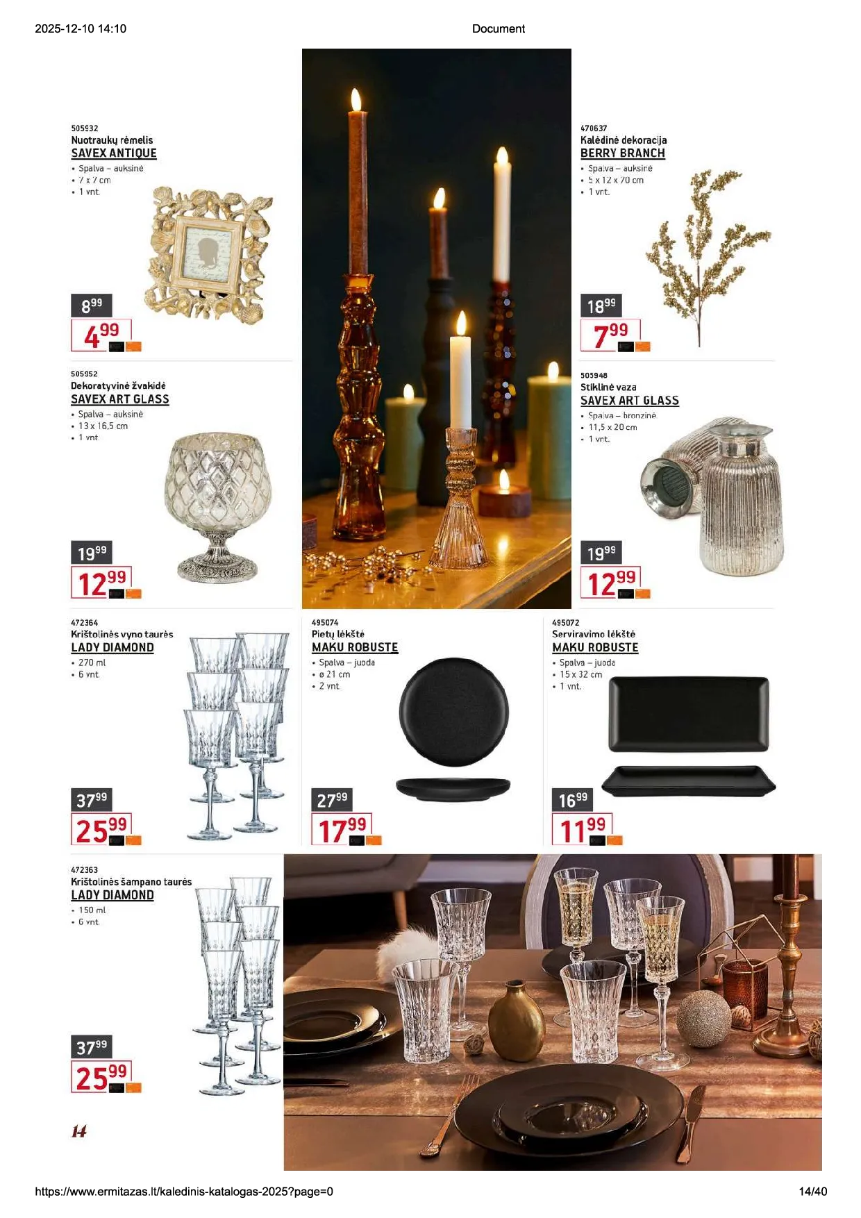 Ermitažo Kalėdinis katalogas – 14 psl.