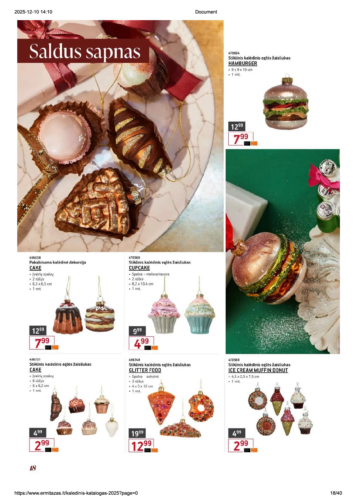 Ermitažo Kalėdinis katalogas – 18 psl.