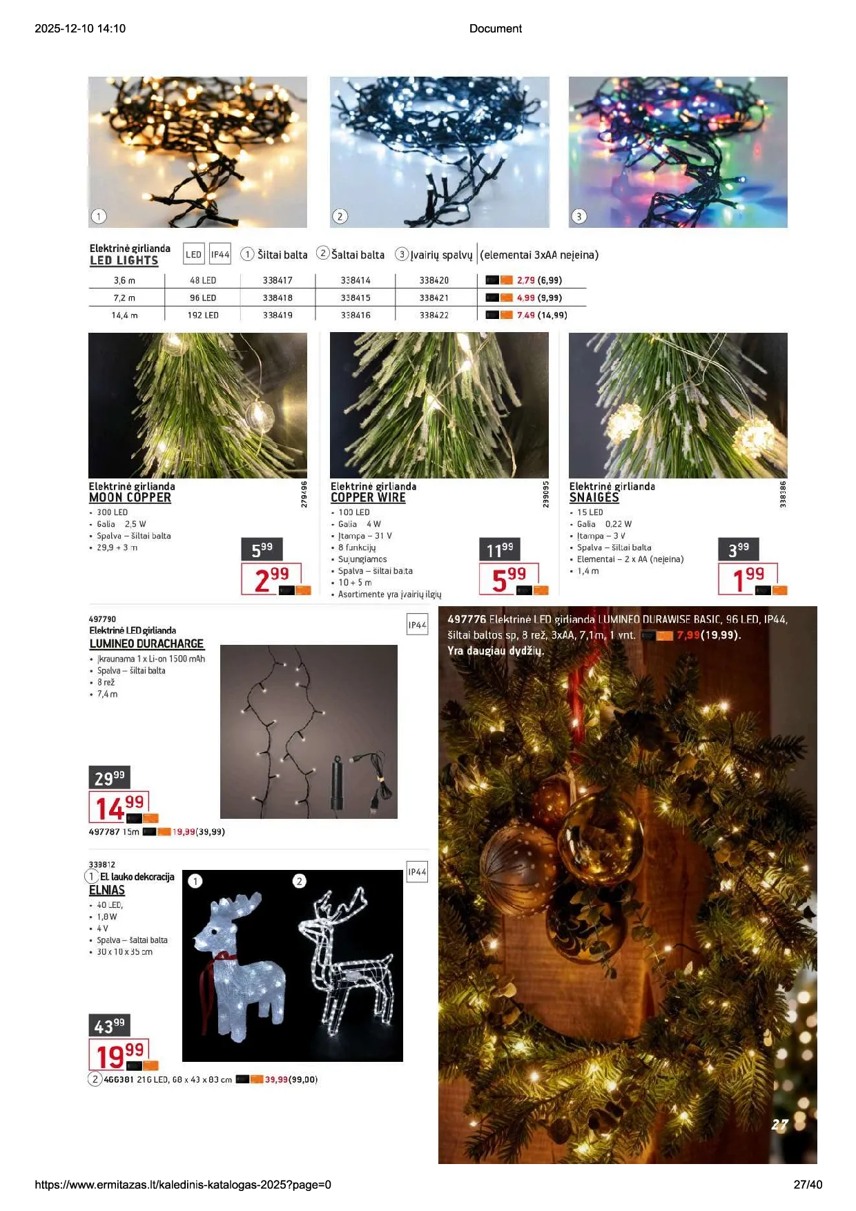 Ermitažo Kalėdinis katalogas – 27 psl.