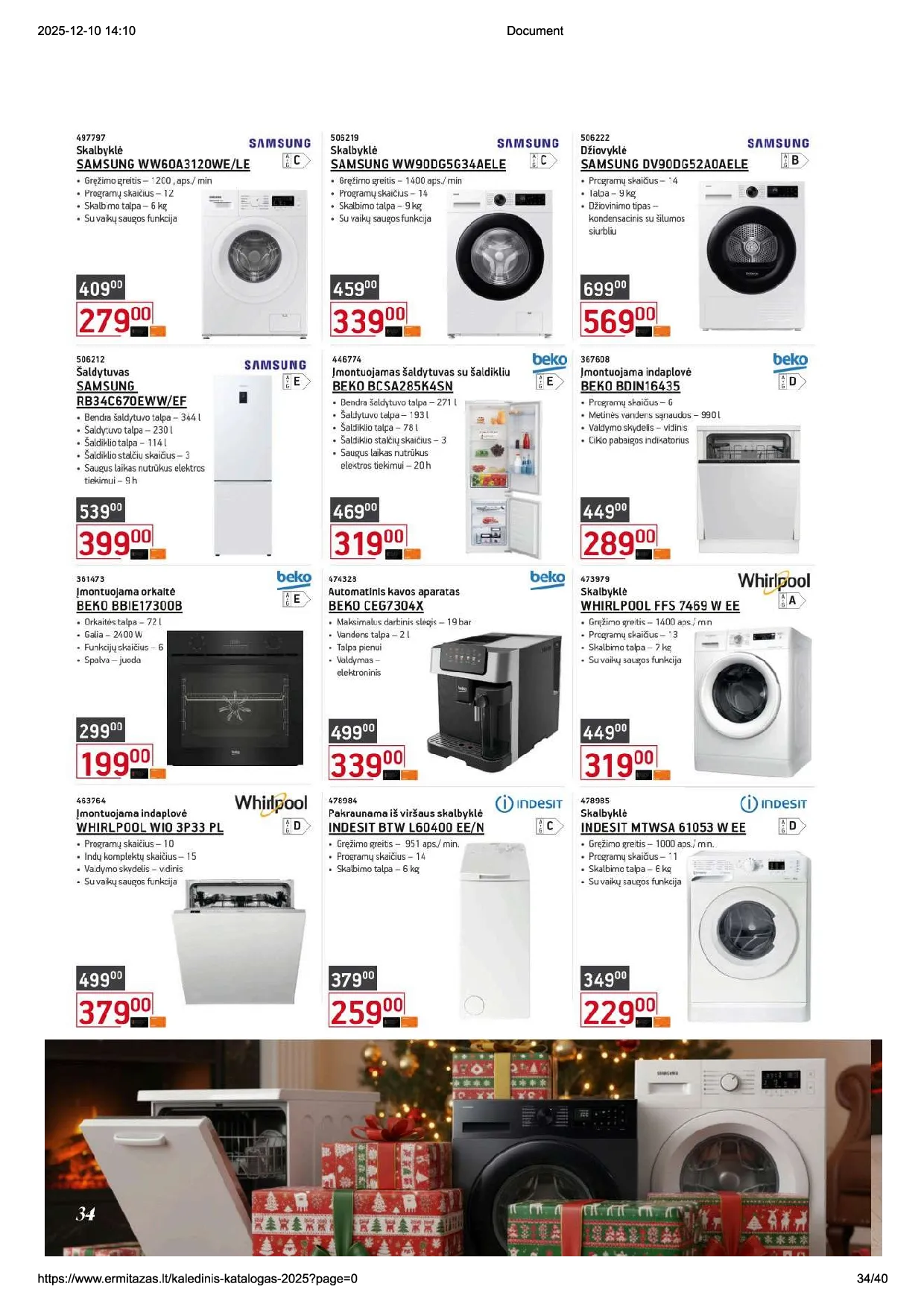 Ermitažo Kalėdinis katalogas – 34 psl.