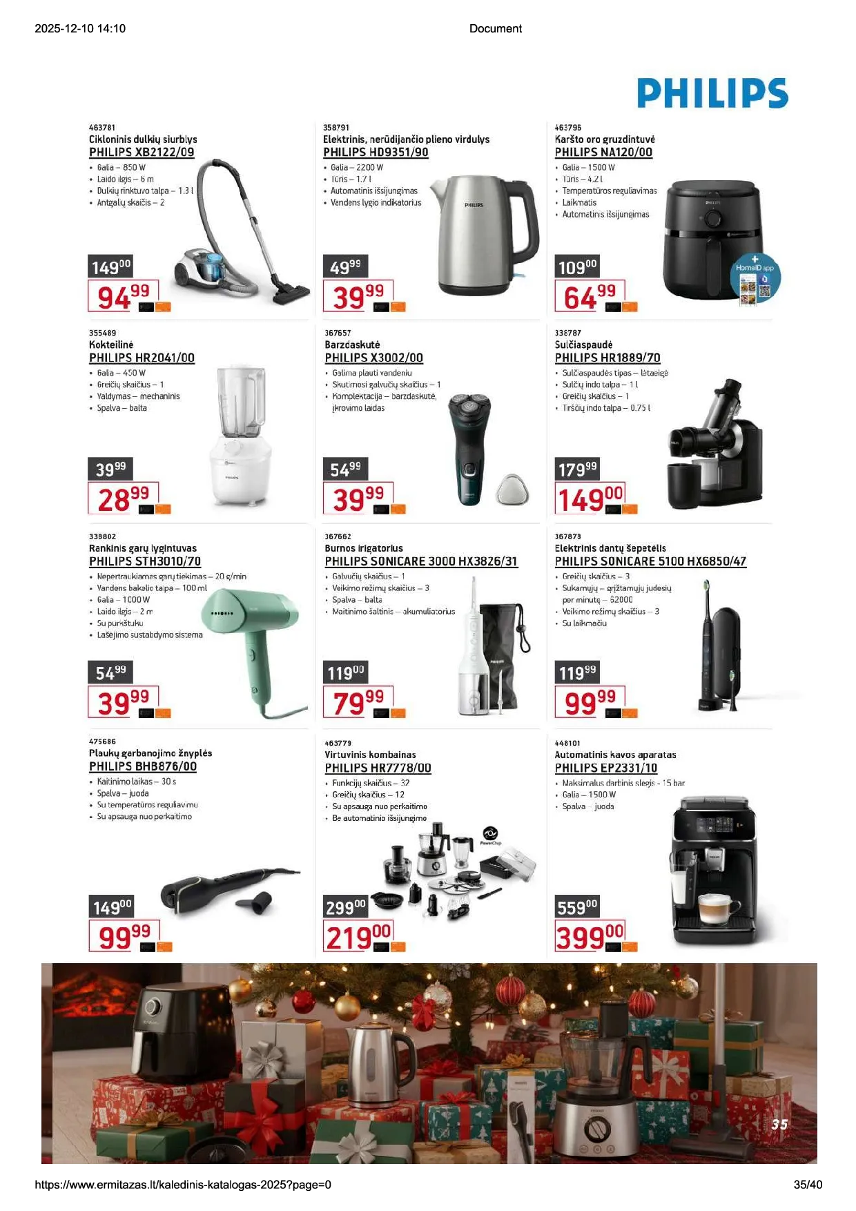 Ermitažo Kalėdinis katalogas – 35 psl.