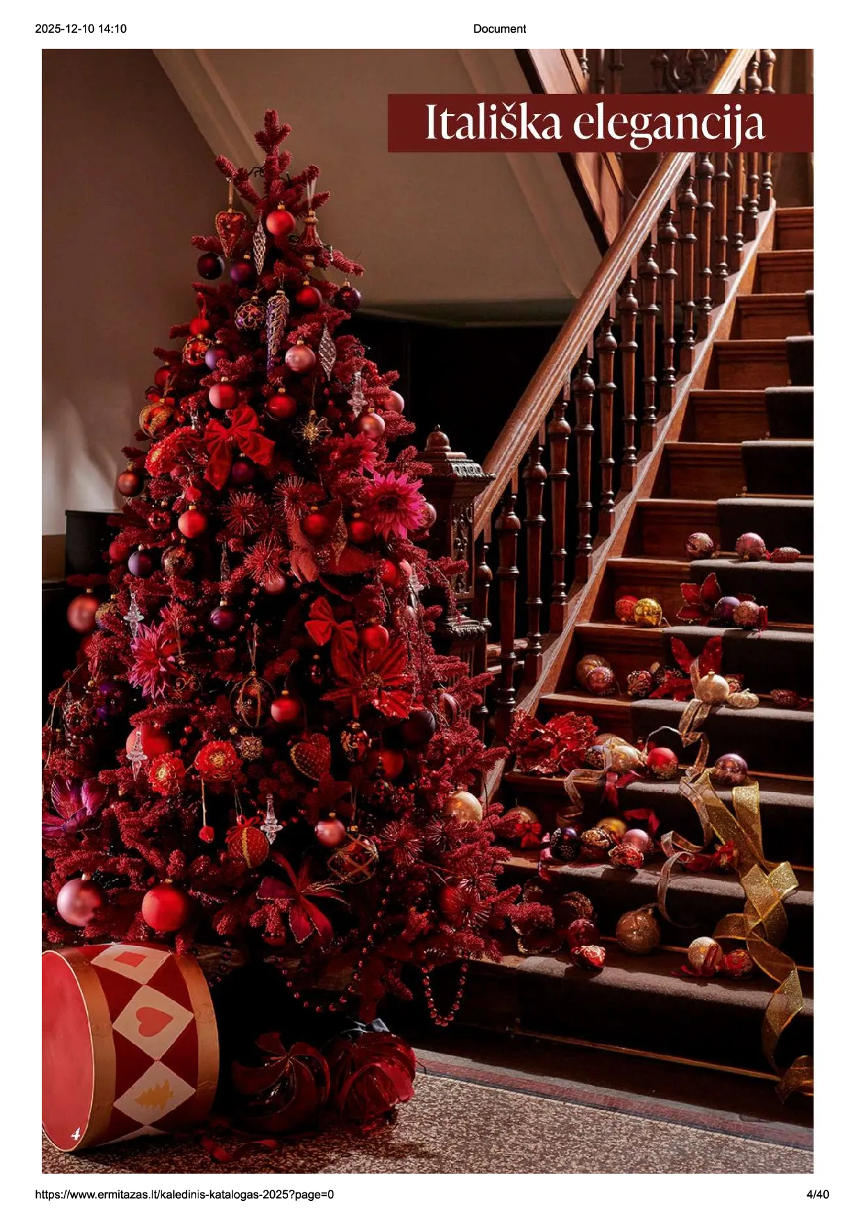 Ermitažo Kalėdinis katalogas – 4 psl.