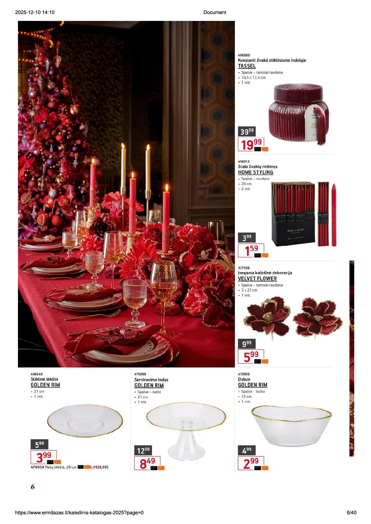 Ermitažo Kalėdinis katalogas – 6 psl.