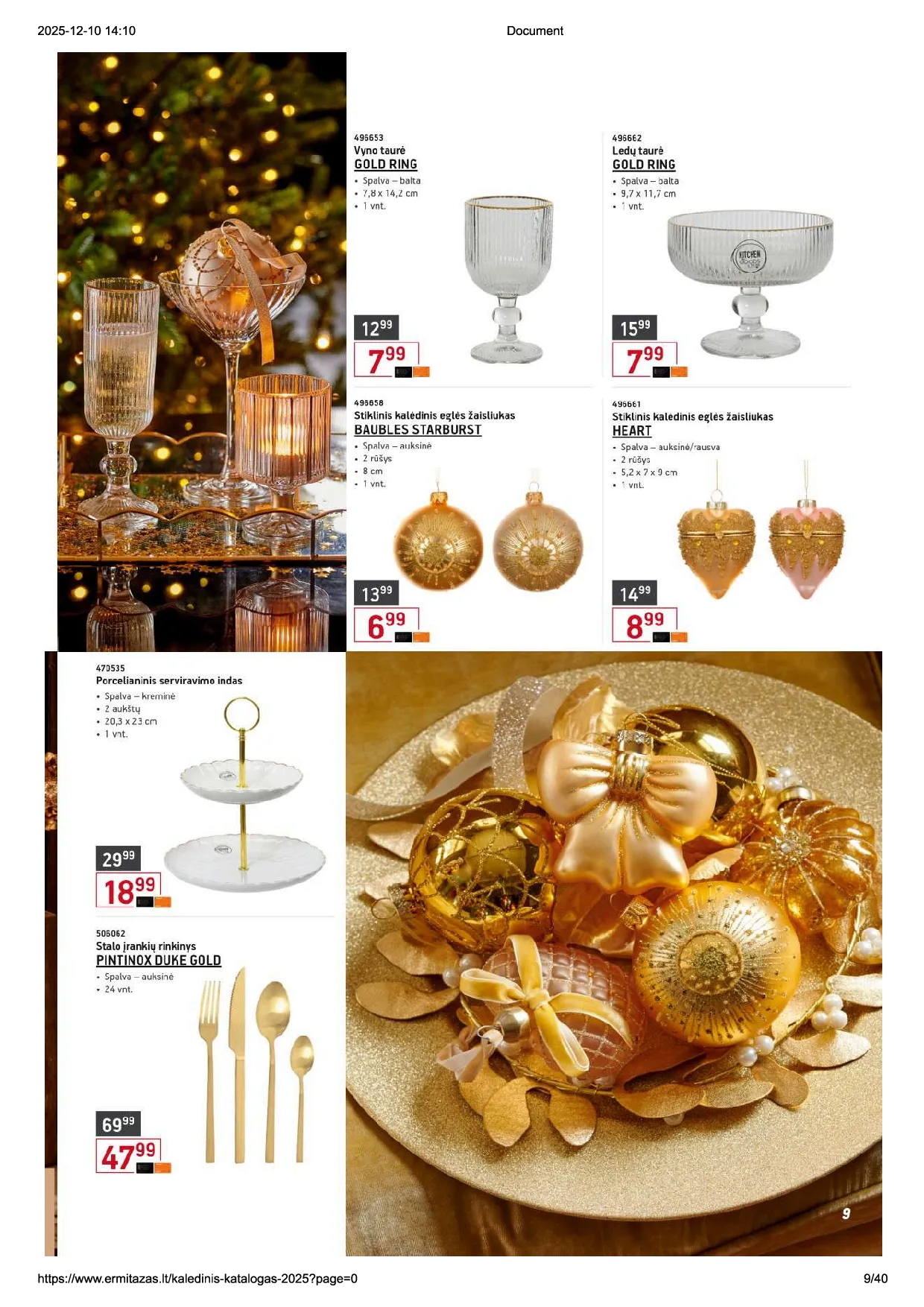 Ermitažo Kalėdinis katalogas – 9 psl.