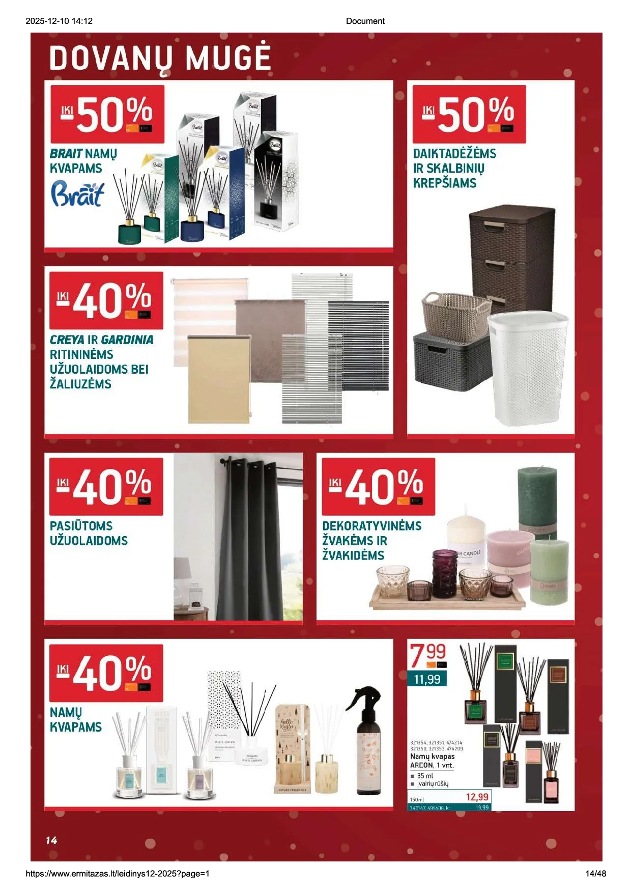 Ermitažo akcijų leidinys nr. 12 – 14 psl.