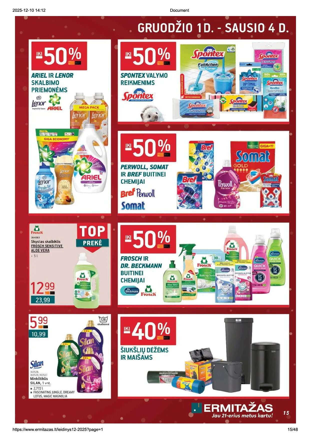 Ermitažo akcijų leidinys nr. 12 – 15 psl.